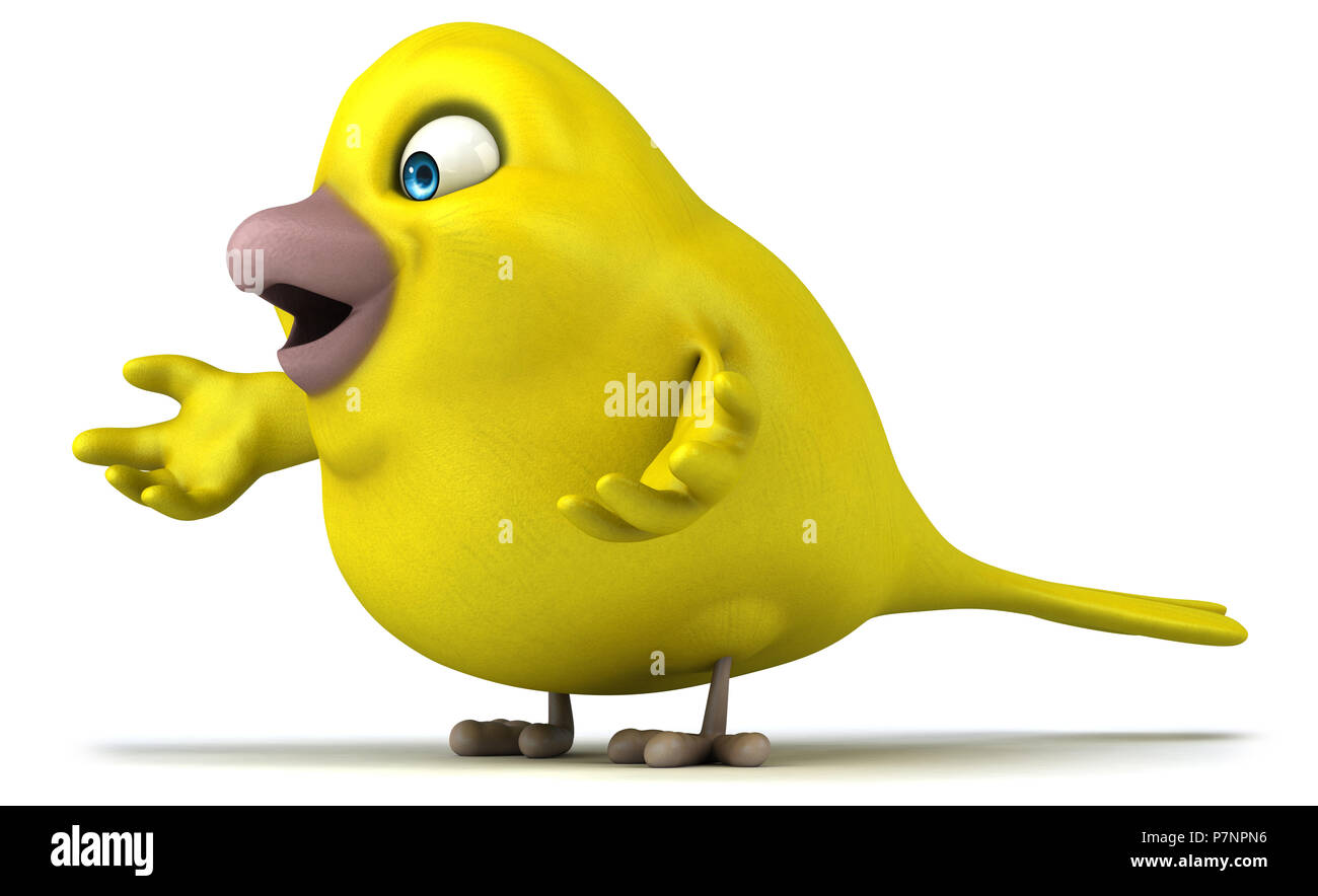 Oiseau jaune Banque D'Images