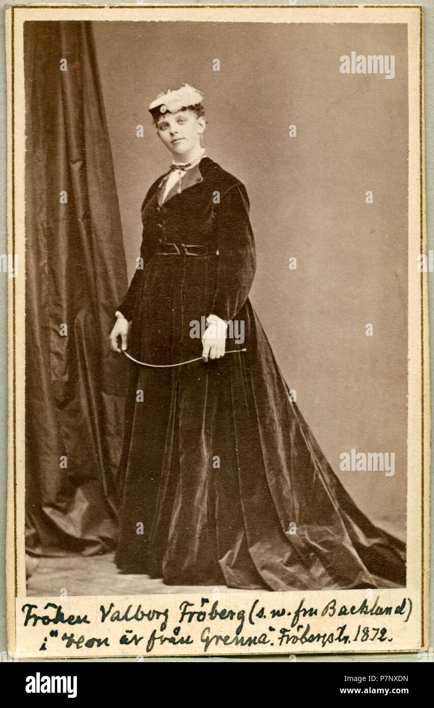 Valborg Fröberg je député är från Grenna, Fröbergska sällskapet 1872383 Valborg Fröberg, rollporträtt - SMV - H3 078 Banque D'Images