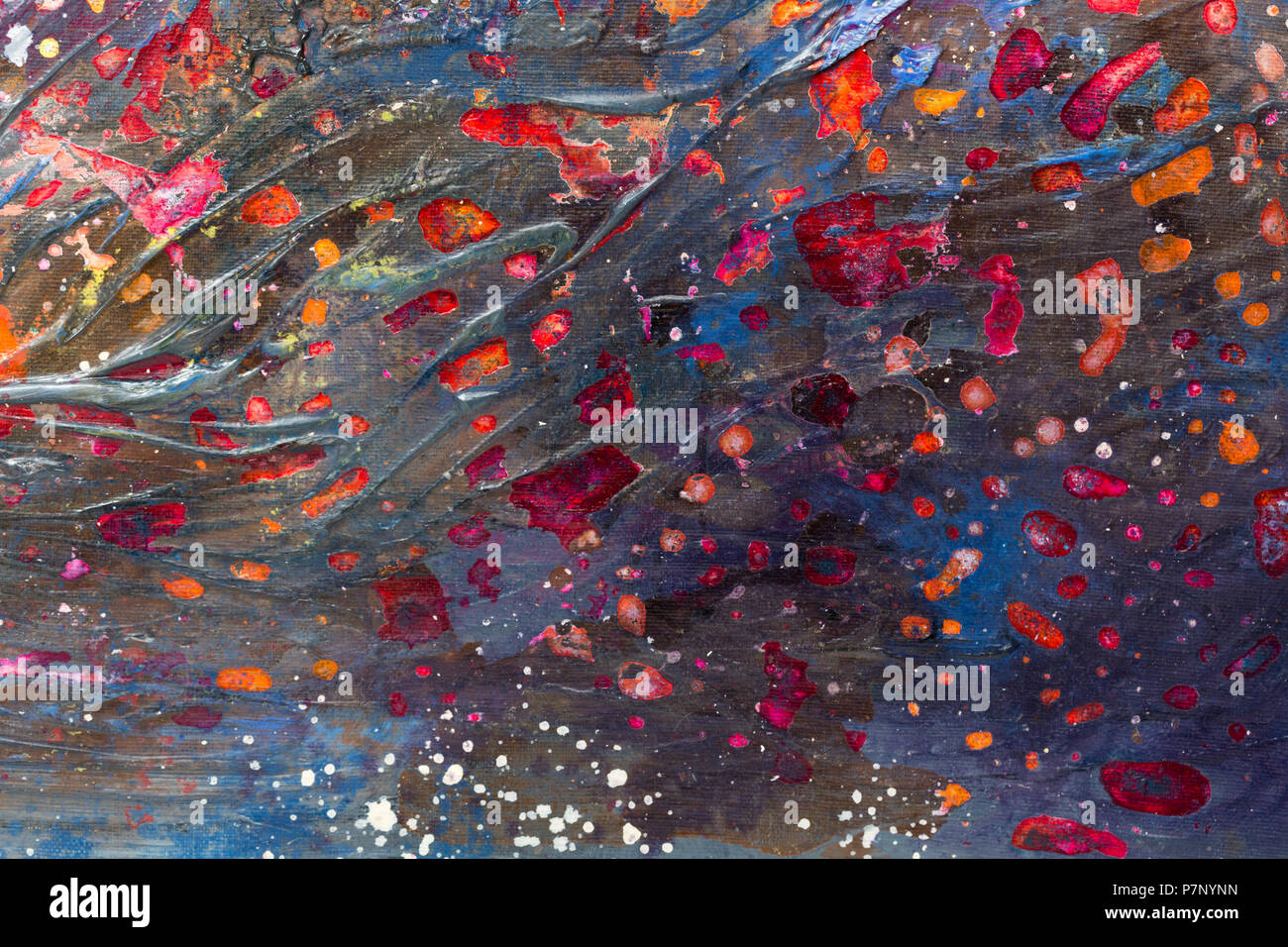 Résumé fond, divers pigments et colorants créer une texture riche, Close up. Photo haute résolution. Banque D'Images