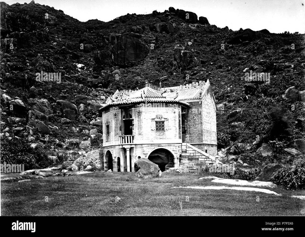 French : photo de l'album d'Amoy Macao Canton Hongkong . vers 1870 16 Album de Hongkong Macao Canton 044'Amoy Banque D'Images