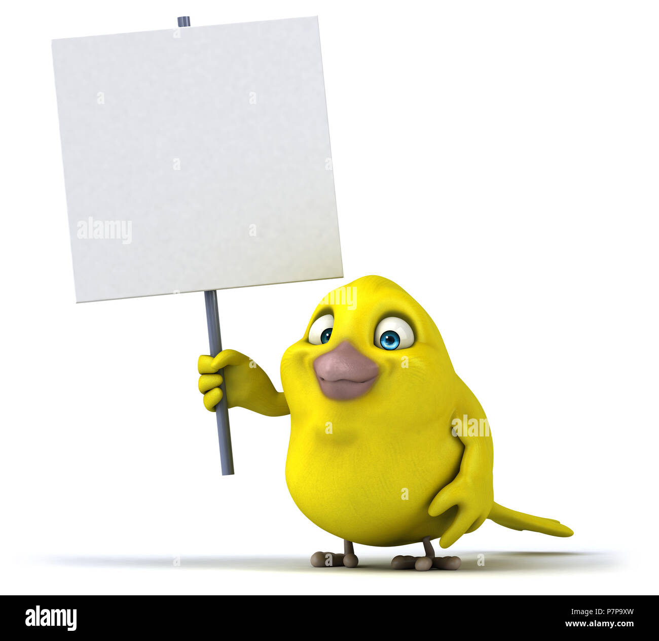 Oiseau jaune Banque D'Images