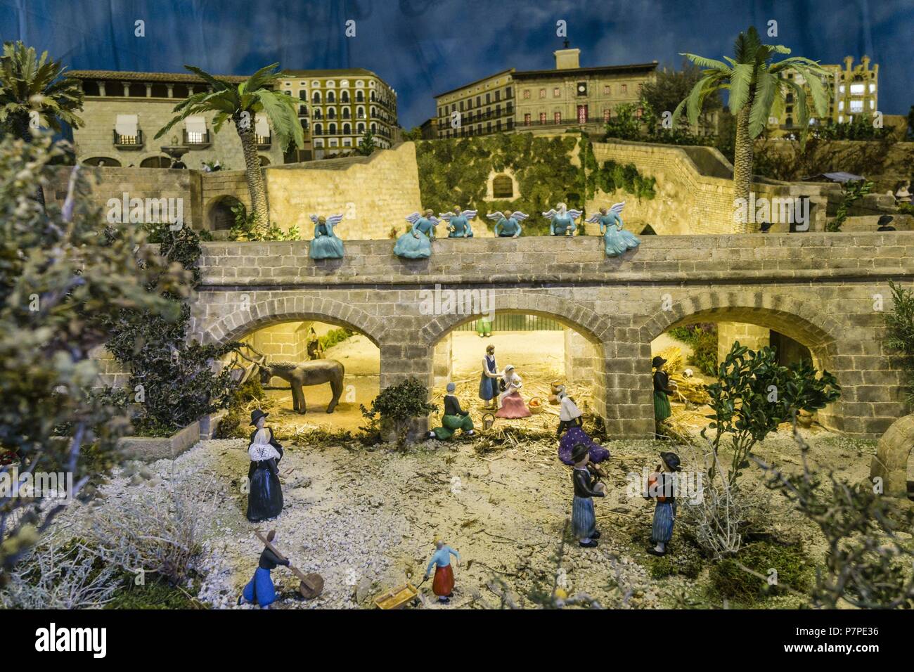 Nacimiento de Cort, ( Belen de Cort), Ayuntamiento de Palma, Majorque, Îles Baléares, Espagne. Banque D'Images