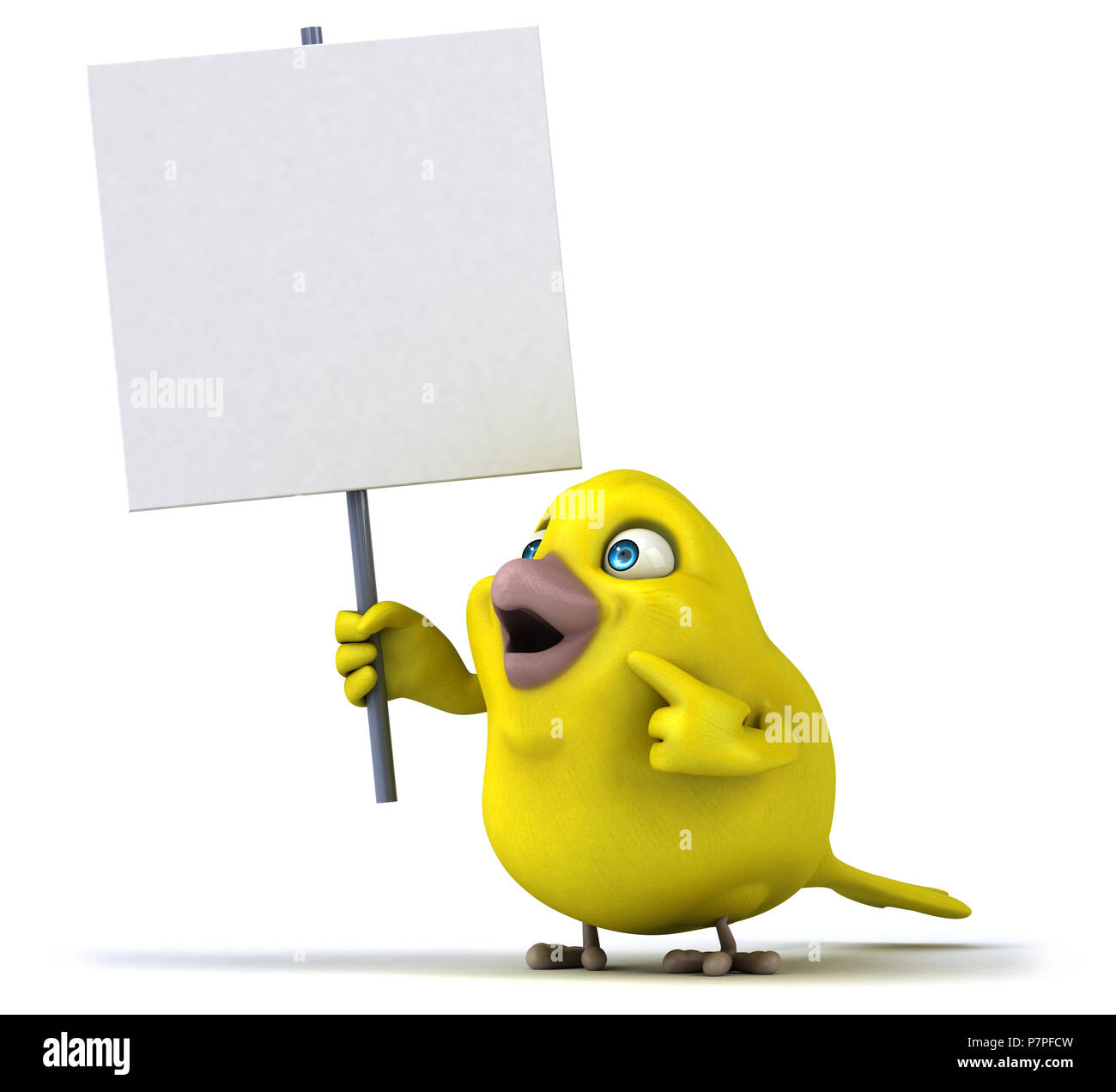 Oiseau jaune Banque D'Images