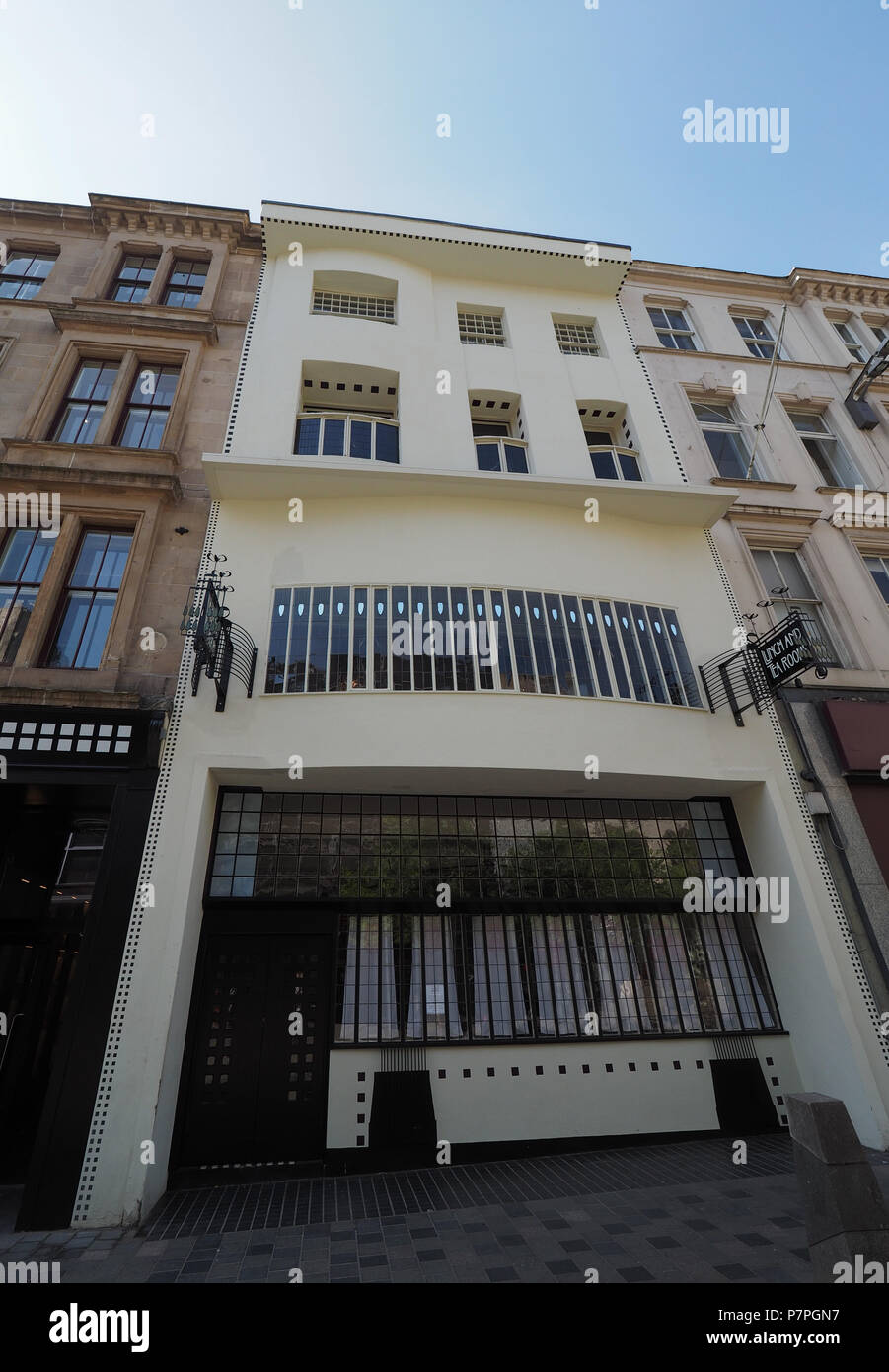 GLASGOW, Royaume-Uni - CIRCA Juin 2018 : Willow Tearooms conçu par l'architecte Charles Rennie Mackintosh Banque D'Images