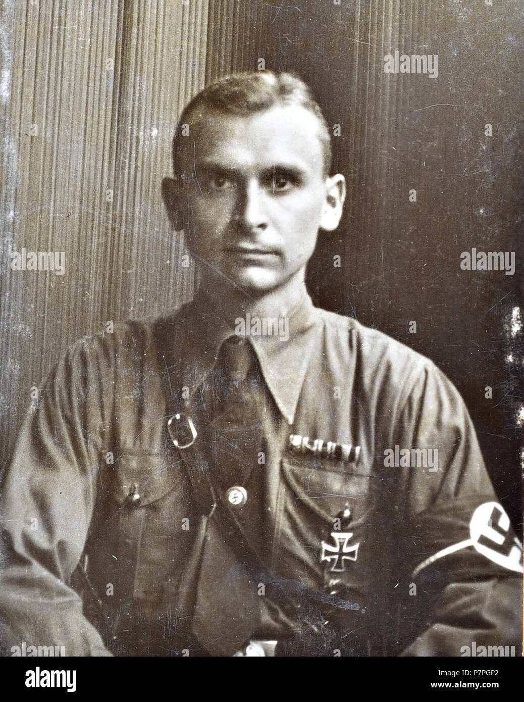 Anglais : Hans-Joachim von Falkenhausen (1897-1934), l'une des victimes de la purge politique du régime nazi connu sous le nom de "Nuit des longs couteaux". Il a été abattu le 2 juillet 1934 sur le terrain de la LSSAH-casernes à Berlin par un tir-SS-squad. 1931 FalkenhausenHaJoa 155 Banque D'Images