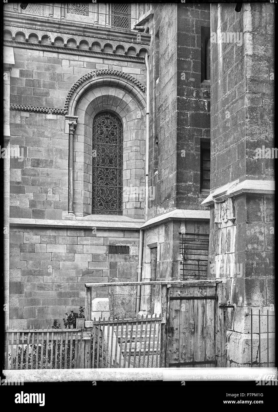 71 CH-NB - Genève, cathédrale Saint-Pierre, Fenêtre, vue partielle - Collection Max van Berchem - EAD-8706 Banque D'Images