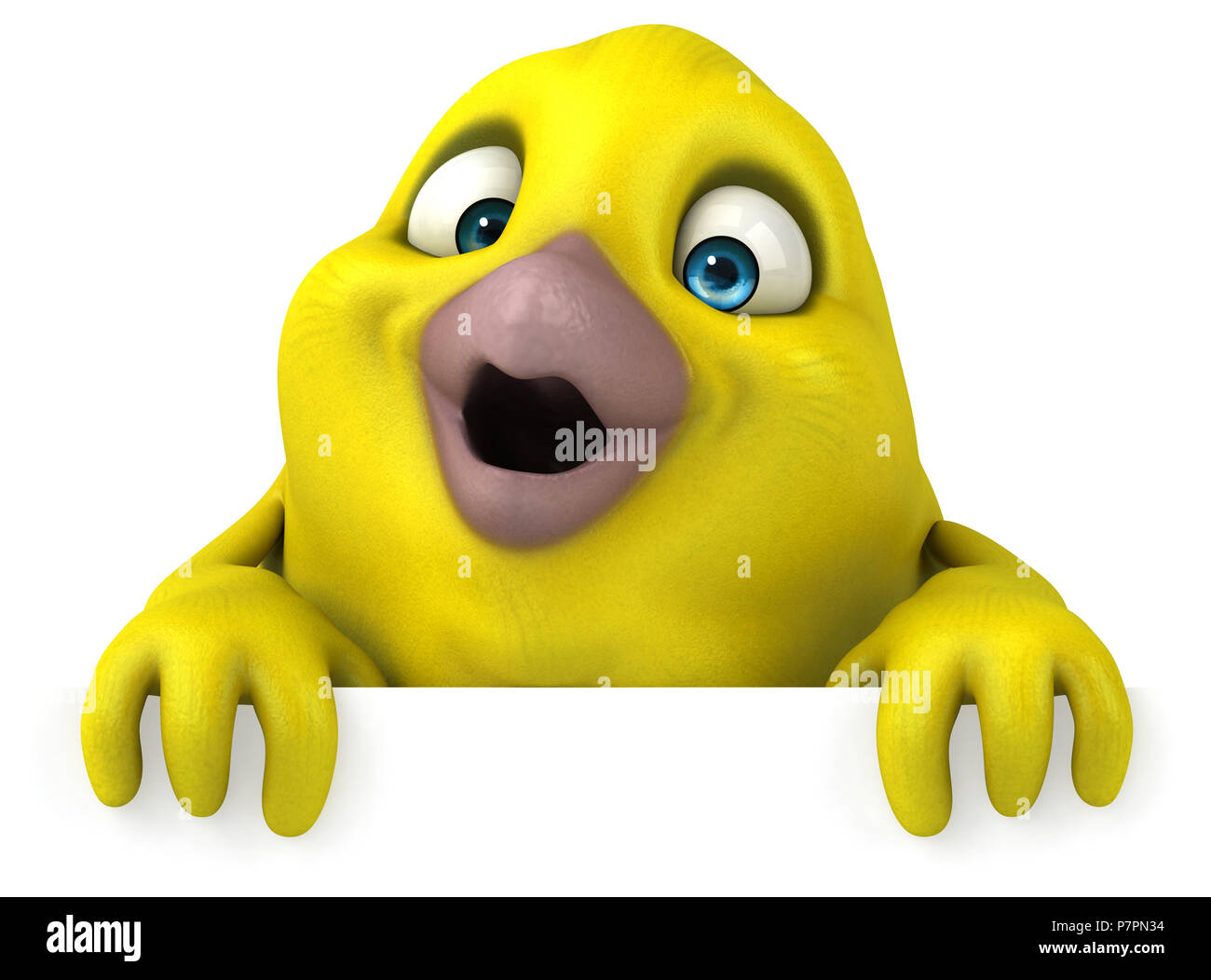 Oiseau jaune Banque D'Images