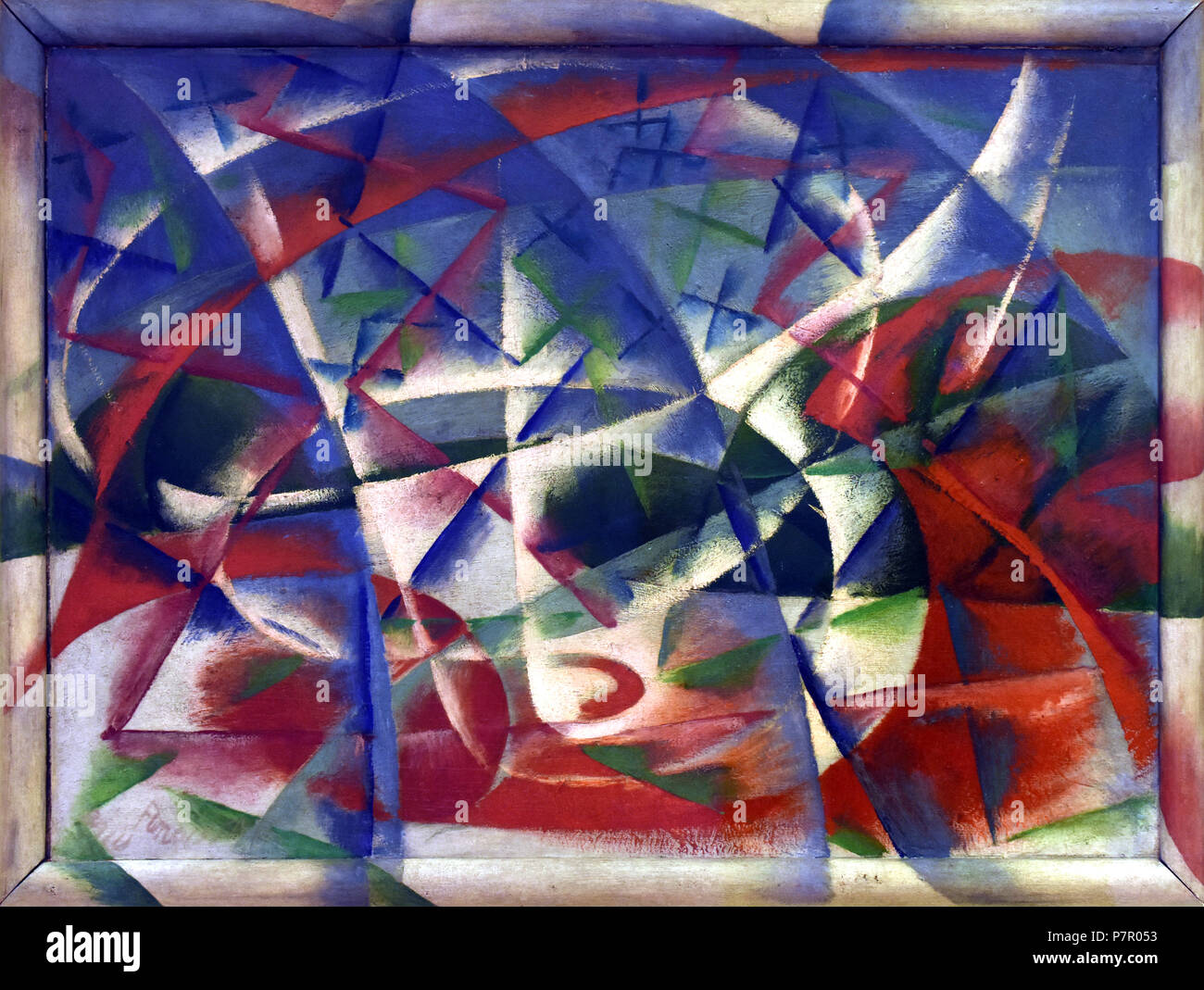 Vitesse abstrait  + bruit 1913-14 Giacomo Balla, l'Italie, l'italien. Banque D'Images