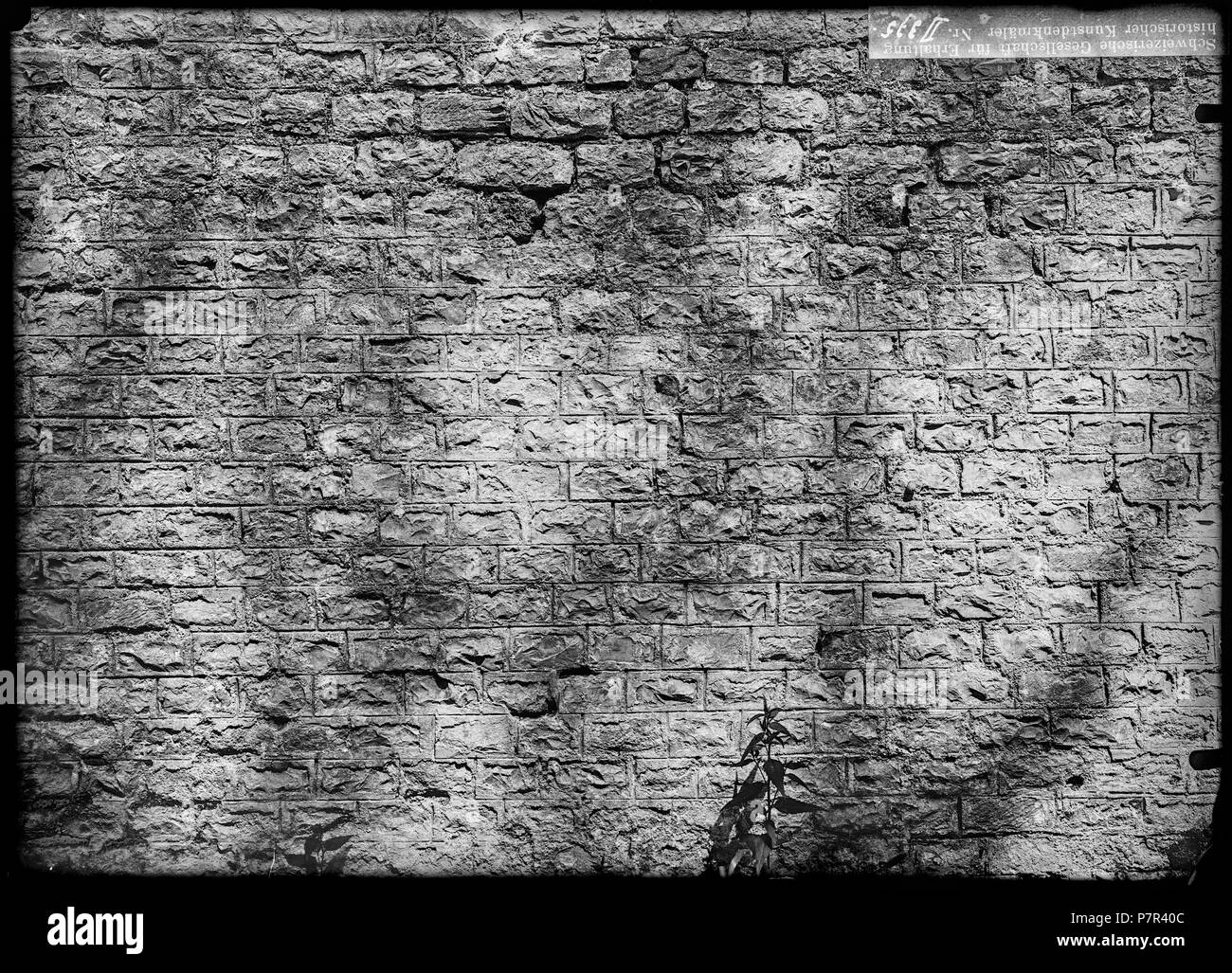 66 CH-NB - Augst, Römisches Theater, Mauer, vue partielle - Collection Max van Berchem - EAD-6962 Banque D'Images