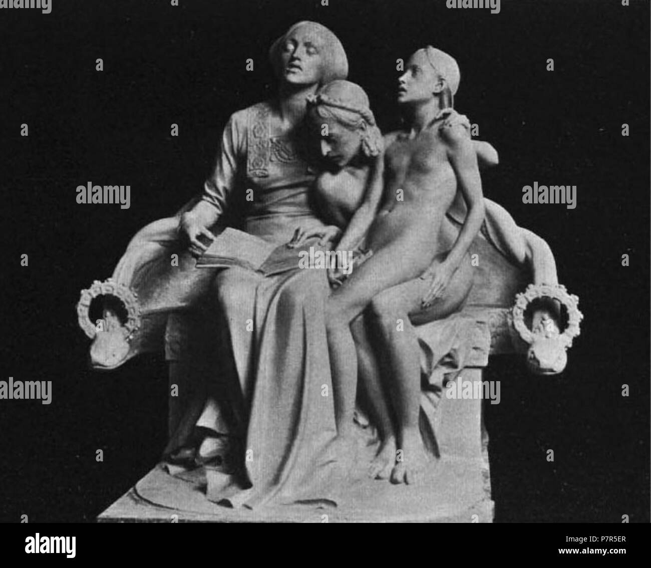 Deutsch : Brunnen des Bildhauers Otto Stichling zur Weltausstellung St. Louis en 1904. Décembre 1912 297 - Brunnengruppe Stichling Otto zur Weltausstellung St. Louis en 1904 (2) Banque D'Images