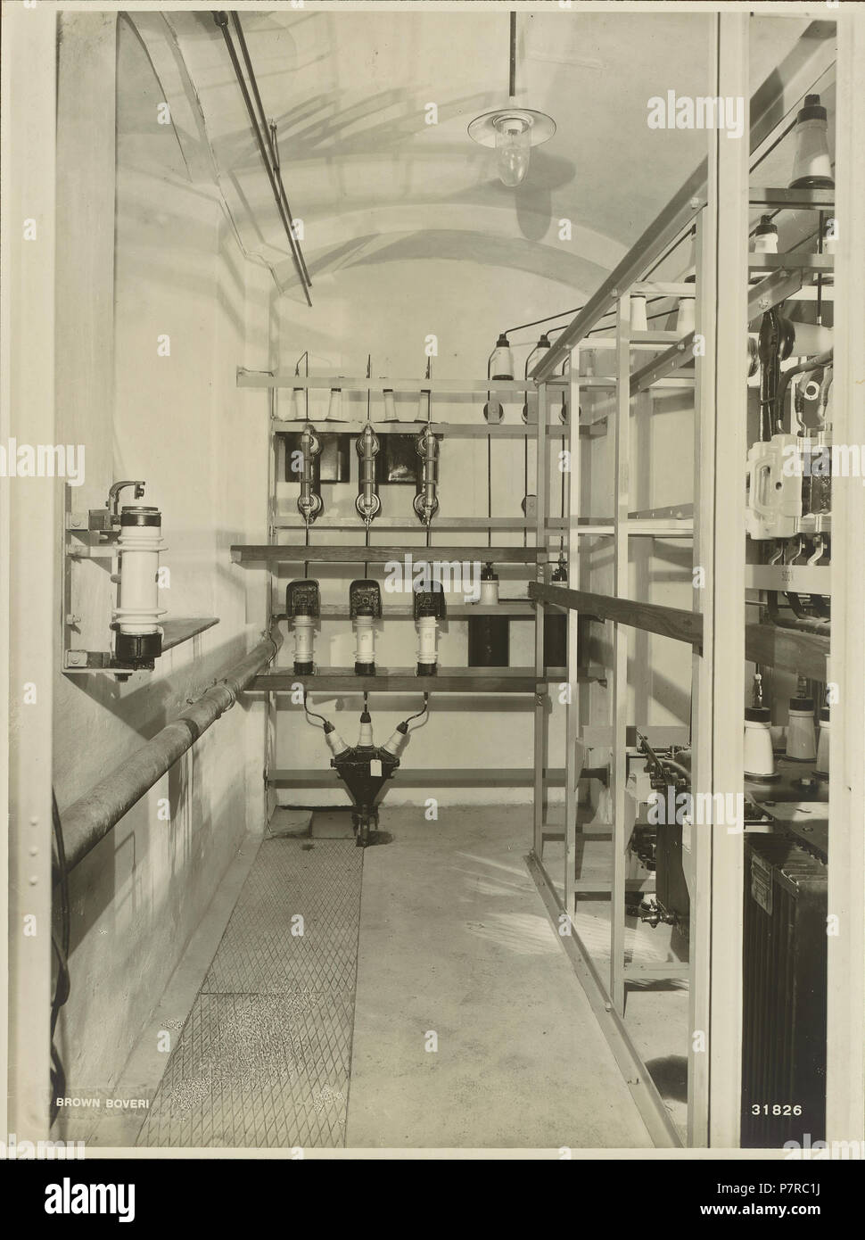 Innenansicht 151 ETH-bib-Zürich, ETH Zürich, Altes Physikgebäude, Transformatoren-Station-Ans 05436-016-AL-FL Banque D'Images