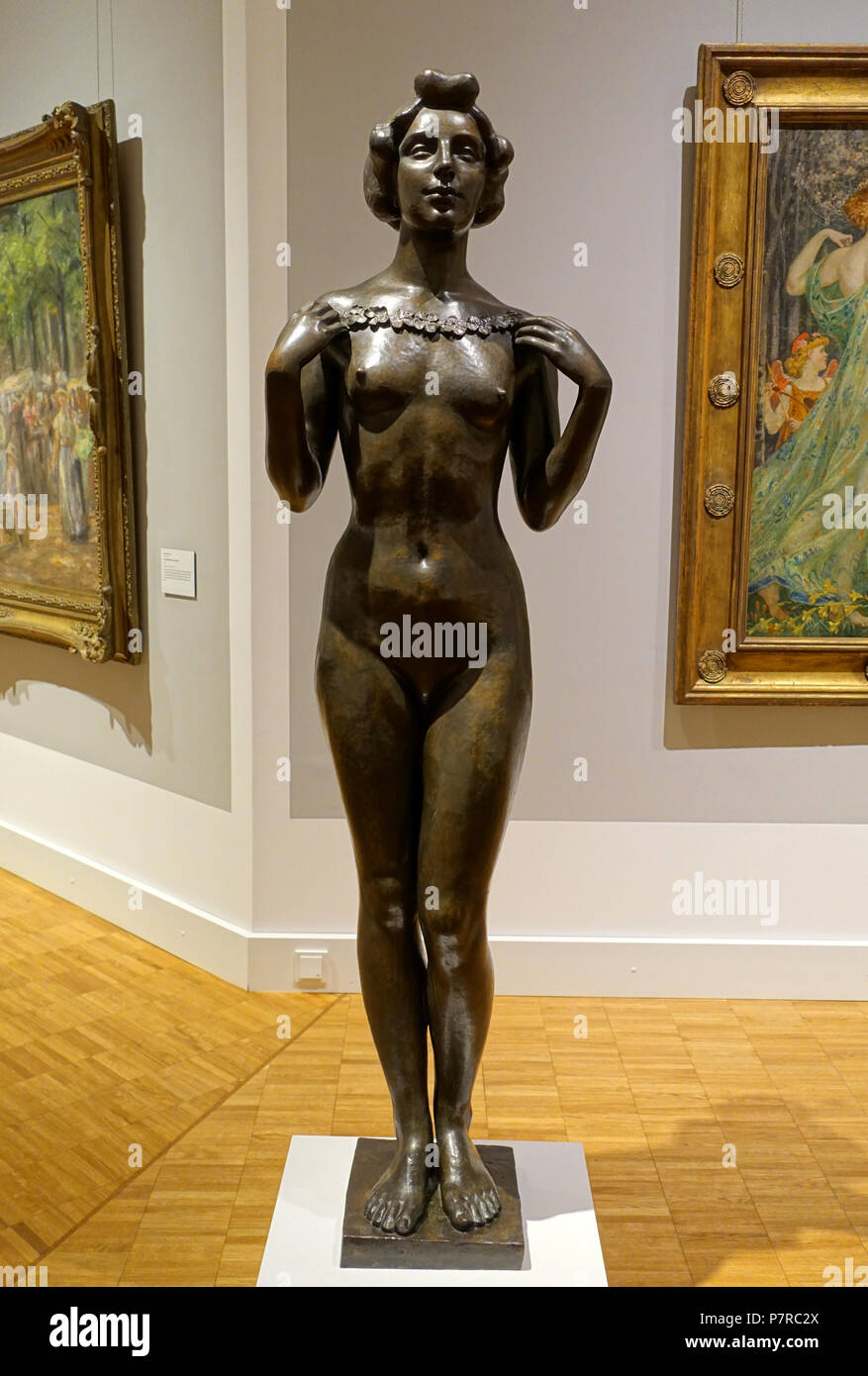 Anglais : Exposition dans le Hessisches Landesmuseum Darmstadt - Darmstadt, Allemagne. 19 octobre 2016, 09:14:21 par printemps 352 Aristide Maillol, 1912, bronze - Hessisches Landesmuseum Darmstadt - Darmstadt, Allemagne - DSC01237 Banque D'Images