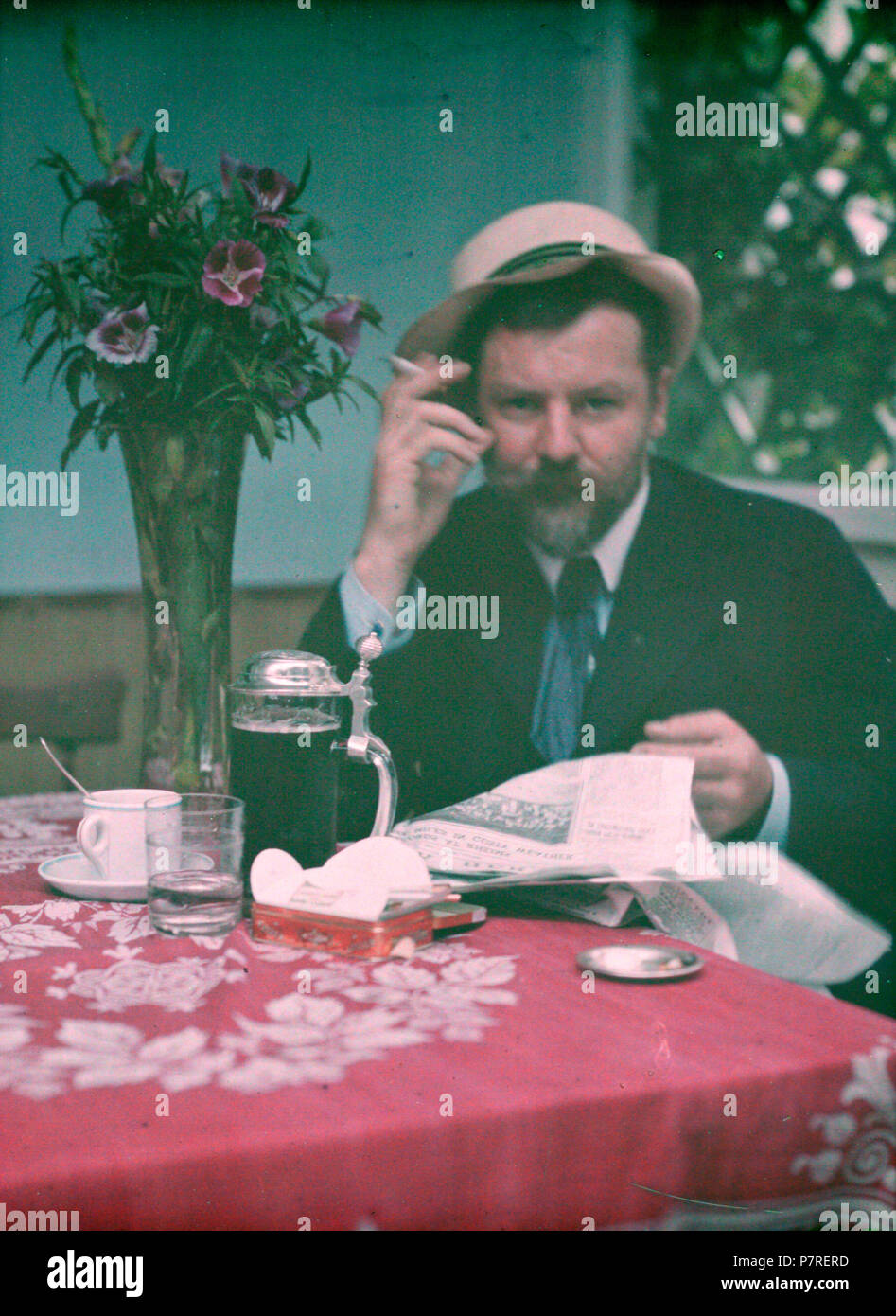 Anglais : Frank Eugene Autochromes ca. 1907 . vers 1907 162 Frank Eugene, attribué à Alfred Stieglitz Banque D'Images