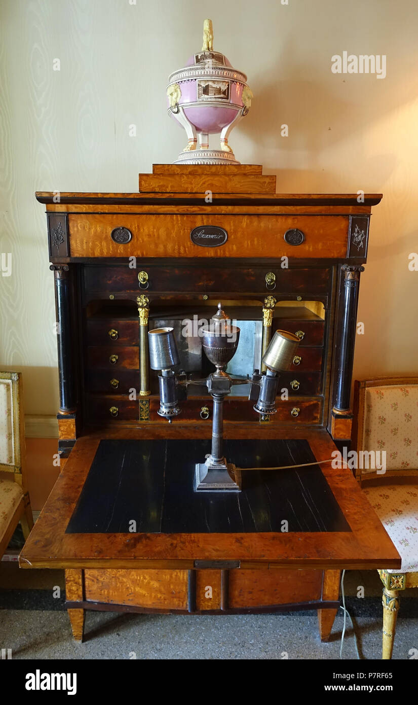 Anglais : Intérieur de Vizcaya Museum and Gardens - Miami, Floride, USA. 13 mars 2017, 12:07:26 258 - Chambre à coucher ameublement Manin Vizcaya Museum and Gardens - Miami, Floride - DSC08499 Banque D'Images