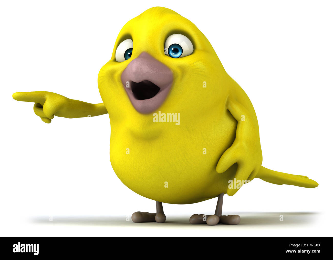 Oiseau jaune Banque D'Images