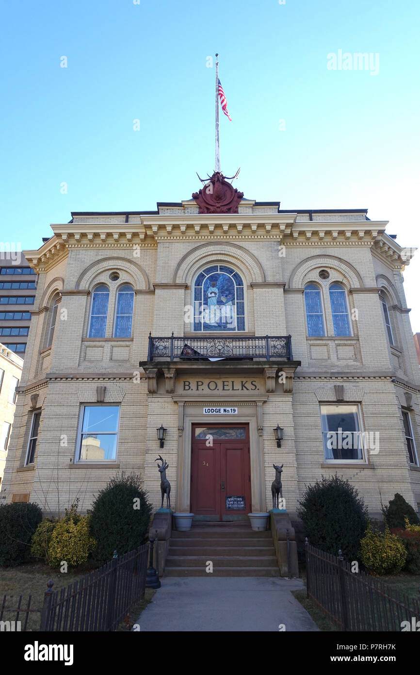 Anglais : Elks Club - Hartford, Connecticut, USA. 21 janvier 2016, 10:04:13 144 Elks Club - Hartford, CT - DSC04890 Banque D'Images