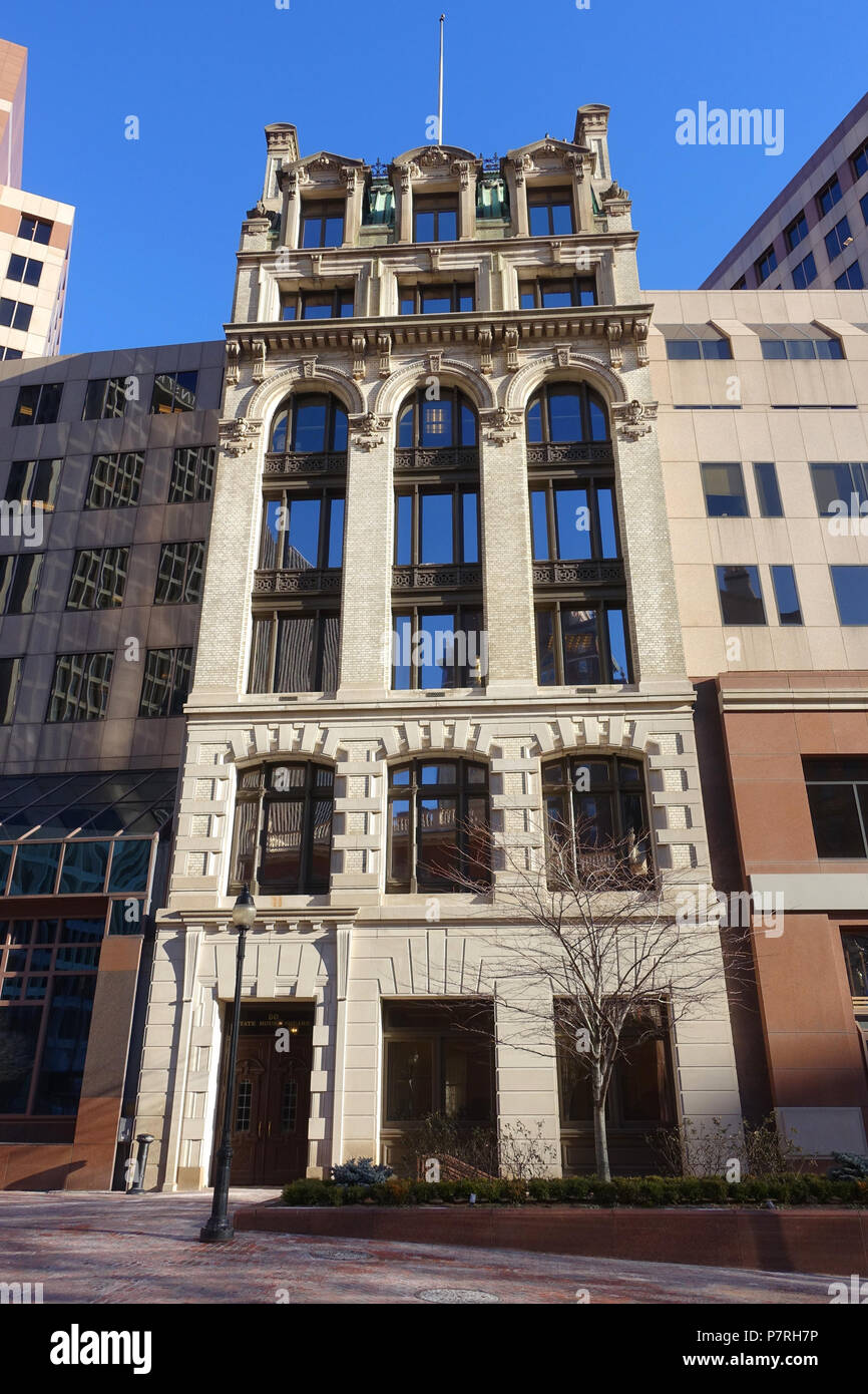 Anglais : 50 State House Square - Hartford, Connecticut, USA. 21 janvier 2016, 10:11:53 10 50 State House Square - Hartford, CT - DSC04912 Banque D'Images