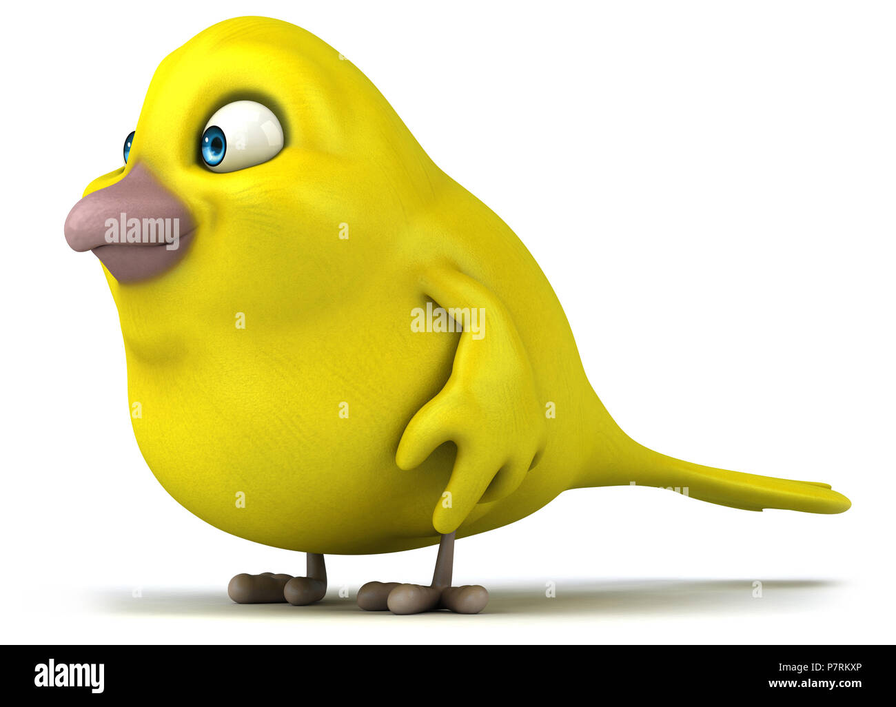 Oiseau jaune Banque D'Images