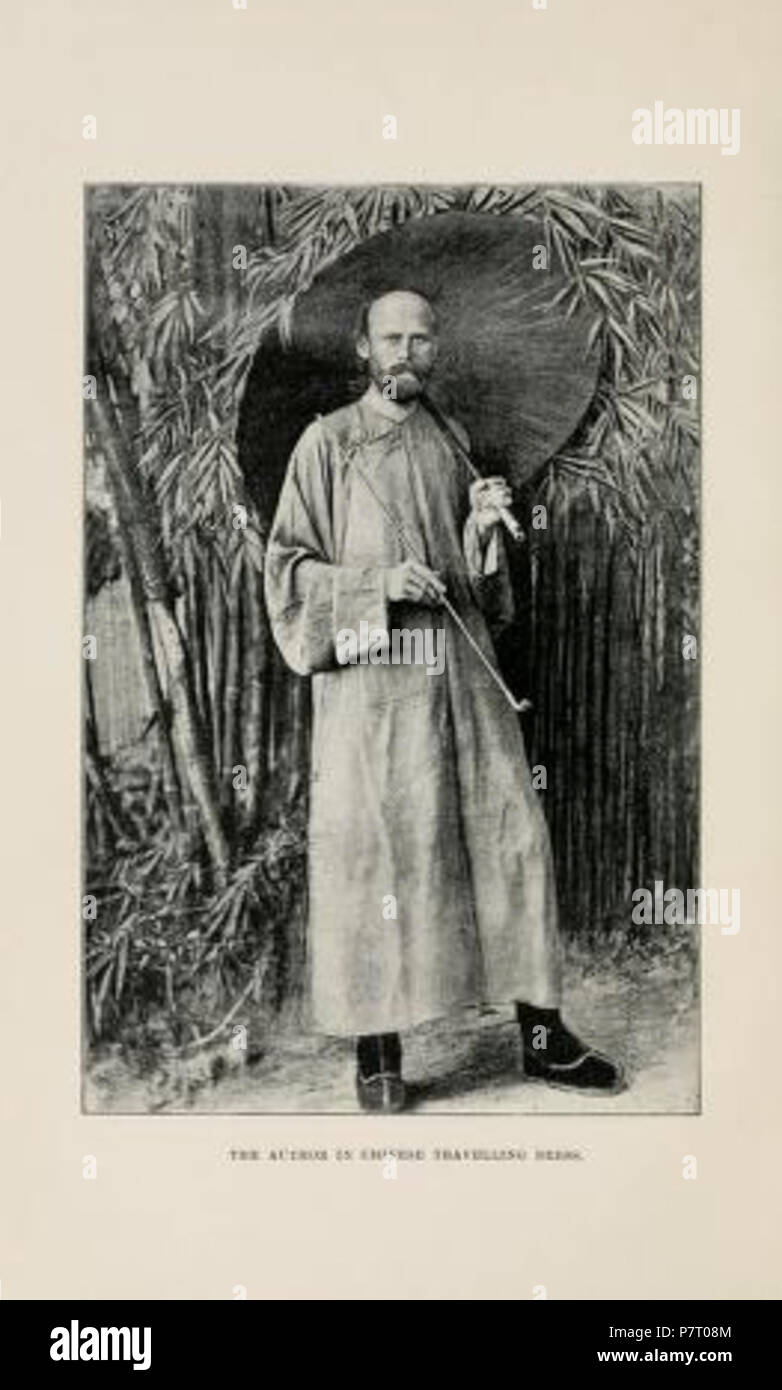 Anglais : Anvers Edgar Pratt FRGS était un naturaliste de l'époque victorienne, explorateur, auteur et célèbre les plantes, les animaux et les insectes - collector à partir de son livre "nows du Tibet" . 1891 Anvers 24 edgarpratt Banque D'Images