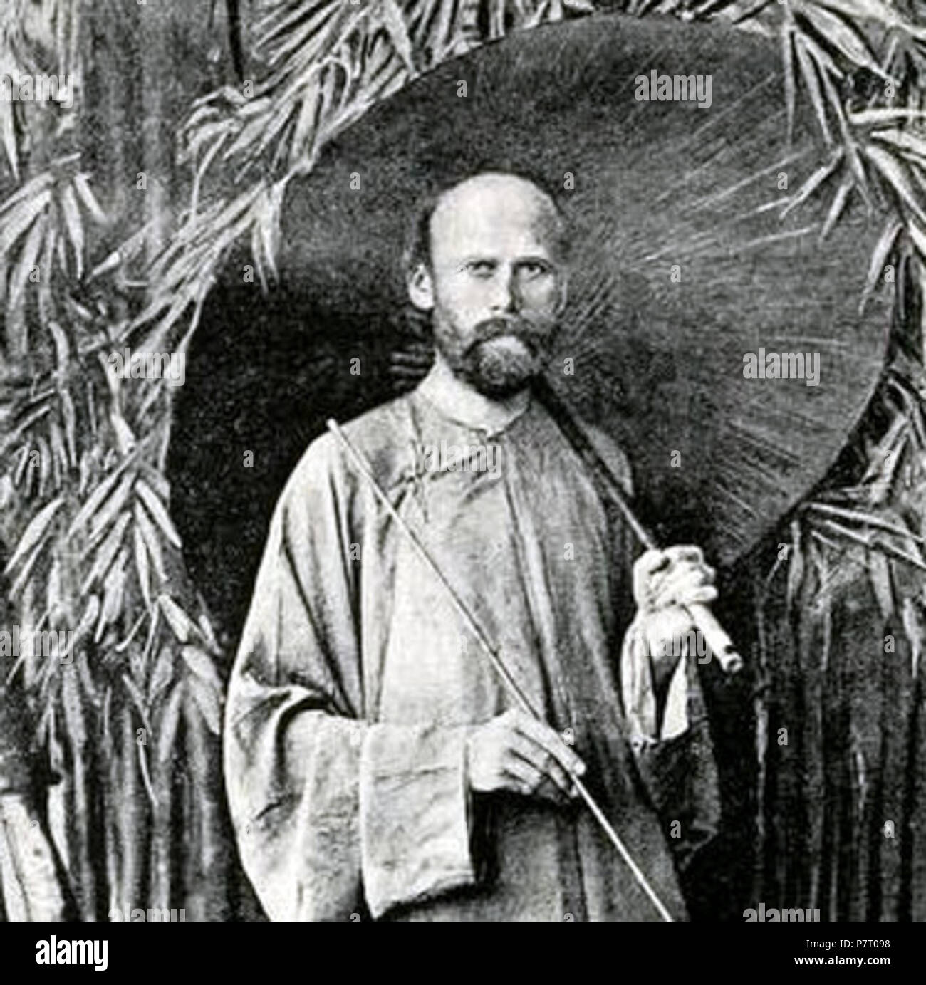 Anglais : Anvers Edgar Pratt FRGS était un naturaliste de l'époque victorienne, explorateur, auteur et célèbre les plantes, les animaux et les insectes - collector à partir de son livre "nows du Tibet" . 1891 24 AntwerpEdgarPratt Banque D'Images