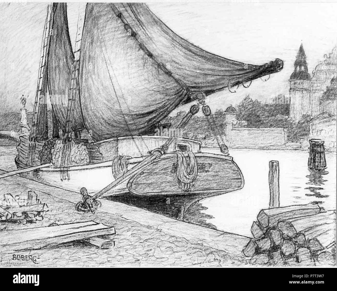 185 Hamnbild-Vedskuta - - S 1013 Hultsfredsfestivalen museet Banque D'Images