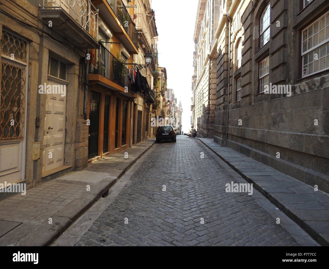 L'ancienne rue de la ville de Porto. Le Portugal. Banque D'Images