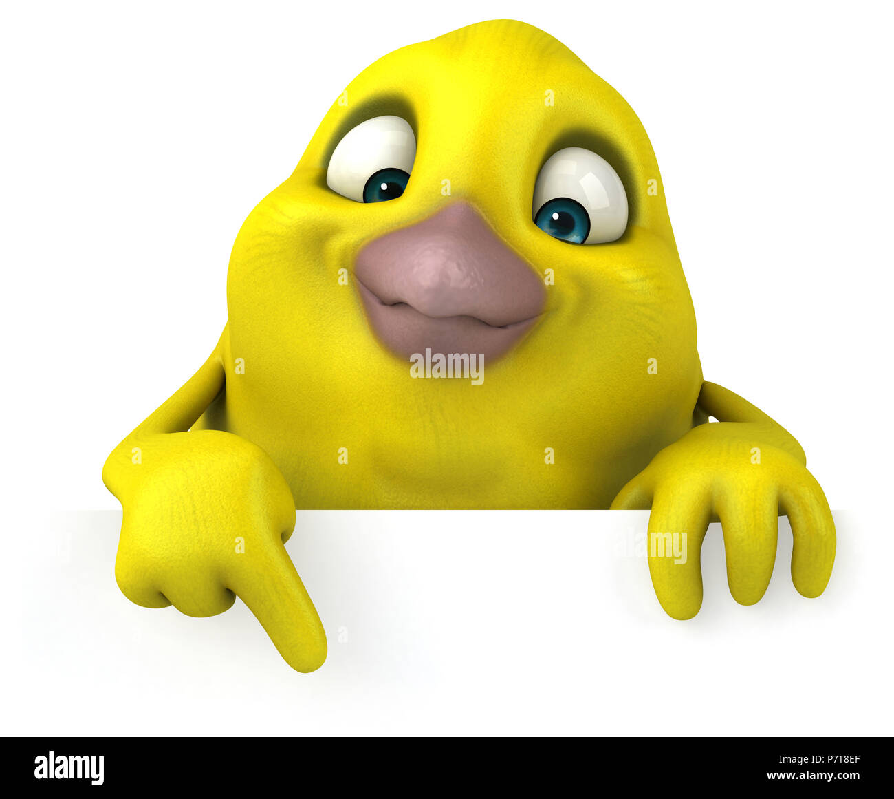 Oiseau jaune Banque D'Images