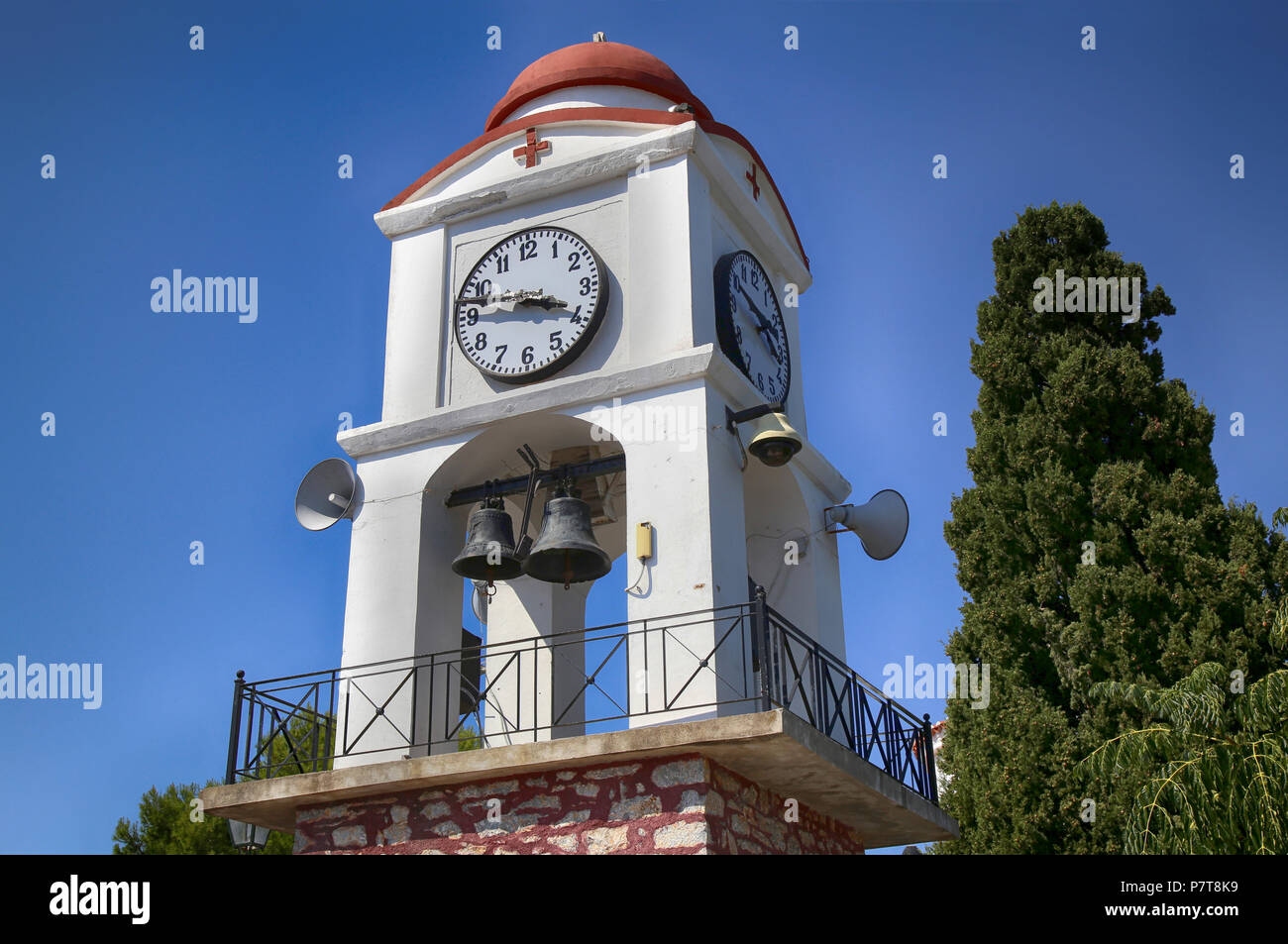 L'église Agios Nikolaos sur l'île de Skiathos, Grèce Banque D'Images