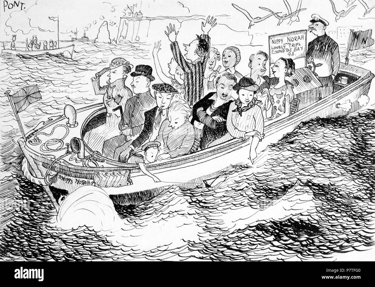 N/A. N/A 369 Le caractère britannique - sens de la mer, par pont Banque D'Images