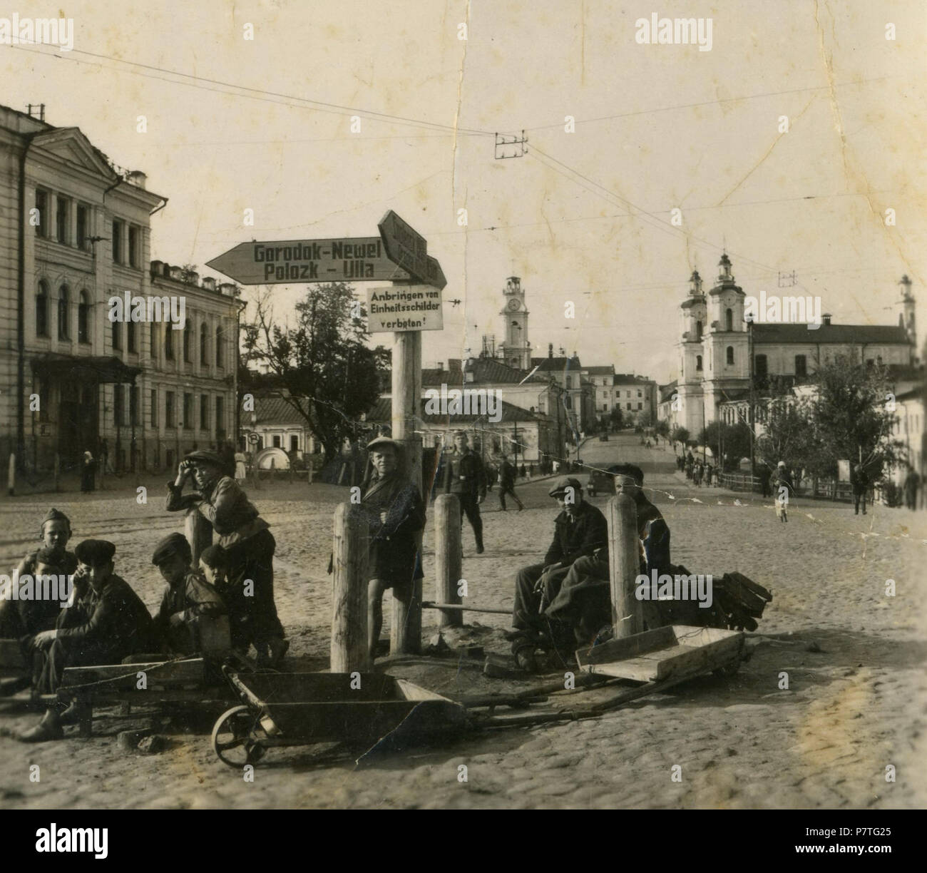 Viciebsk Vialikaja 390,. Віцебск Вялікая (1942), Banque D'Images