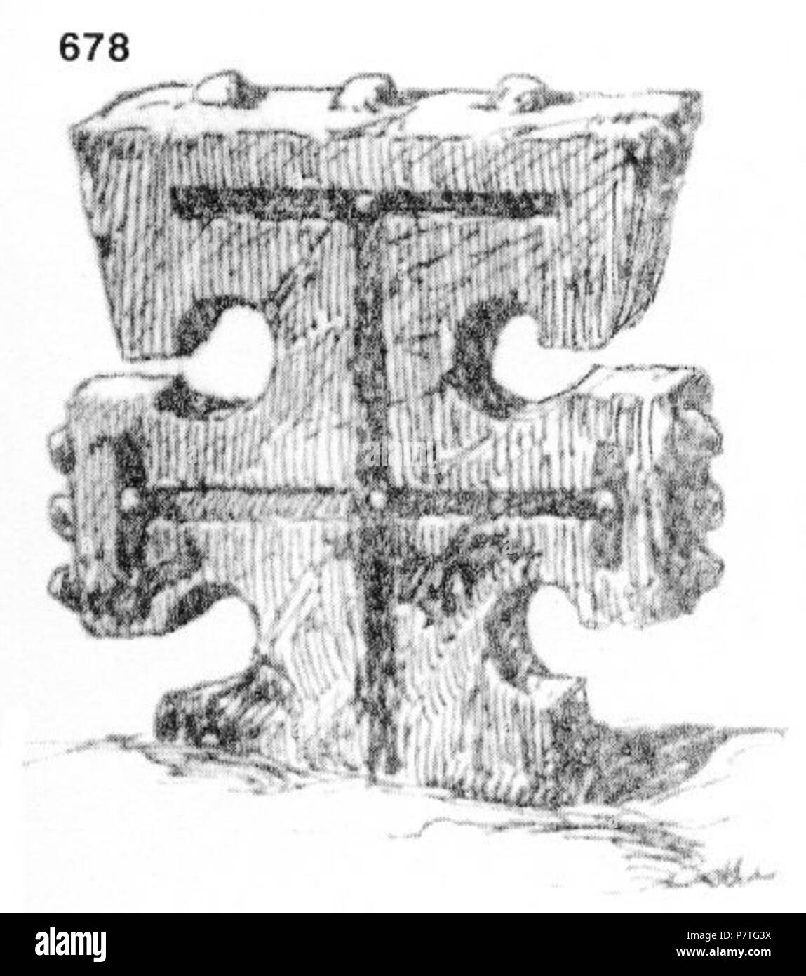 : 678. - , . , []. () 1830 . -, -. . . . , .  : 41x41x10 . 18.V.1916 . (. 8, . 30.) . 18 mai 1916 Ivan 209 Enchev-Vidyu Bulgarian Folk traverse 678 Banque D'Images