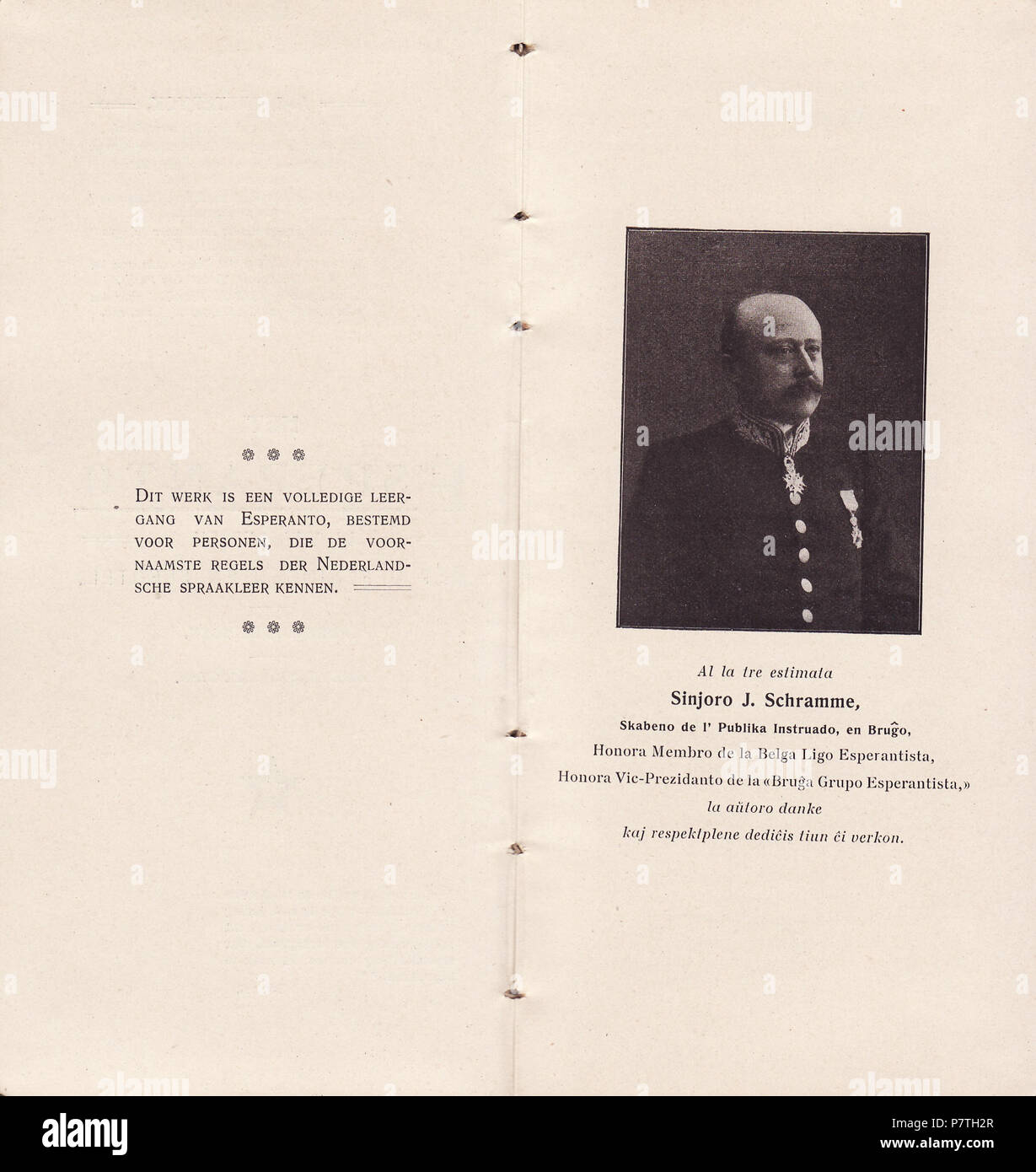 Nederlands : Het Wapen van Harmelen espéranto à diminuer . 1910 51910 Witt 04-05 Banque D'Images