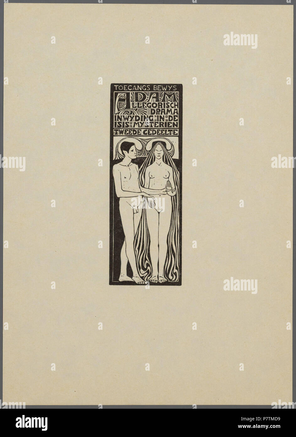 Description de l'Toegangsbewijs : Nederlands : Adam - 2e habitude Houtsnede Uit het album losbladig houtsneden 'De van K.P.C. de Bazel', uitgegeven door S.L. Van Looy, Amsterdam, 1925. Documenttype prent Vervaardiger Bazel, Karel Pieter Cornelis, de (1869-1923) Collectie Collectie Stadsarchief Amsterdam : tekeningen en prenten Datering http://archief.amsterdam/archief/10097/10005922 Afbeeldingsbestand 1925 Inventarissen 010054000012033 . 192535 Bazel, Karel Pieter Cornelis, de (1869-1923), l'AFB 010054000012033 Banque D'Images