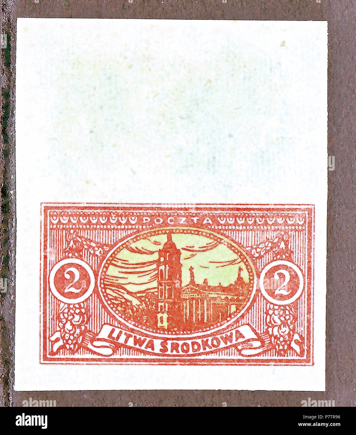 63 Lituanie centrale 1921 MiNr 035B B002 Banque D'Images