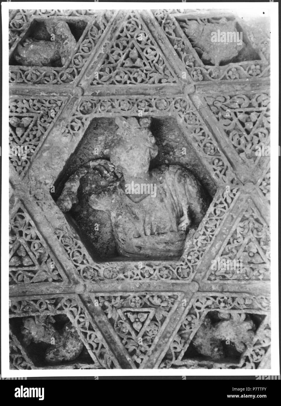 Liban, Baalbek : Tempel ; Detailansicht Kassettendecke. à partir de 1933 jusqu'à 1934 74 CH-NB - Liban, Baalbek- Tempel - Annemarie Schwarzenbach - SLA-Schwarzenbach-A-5-03-009 Banque D'Images