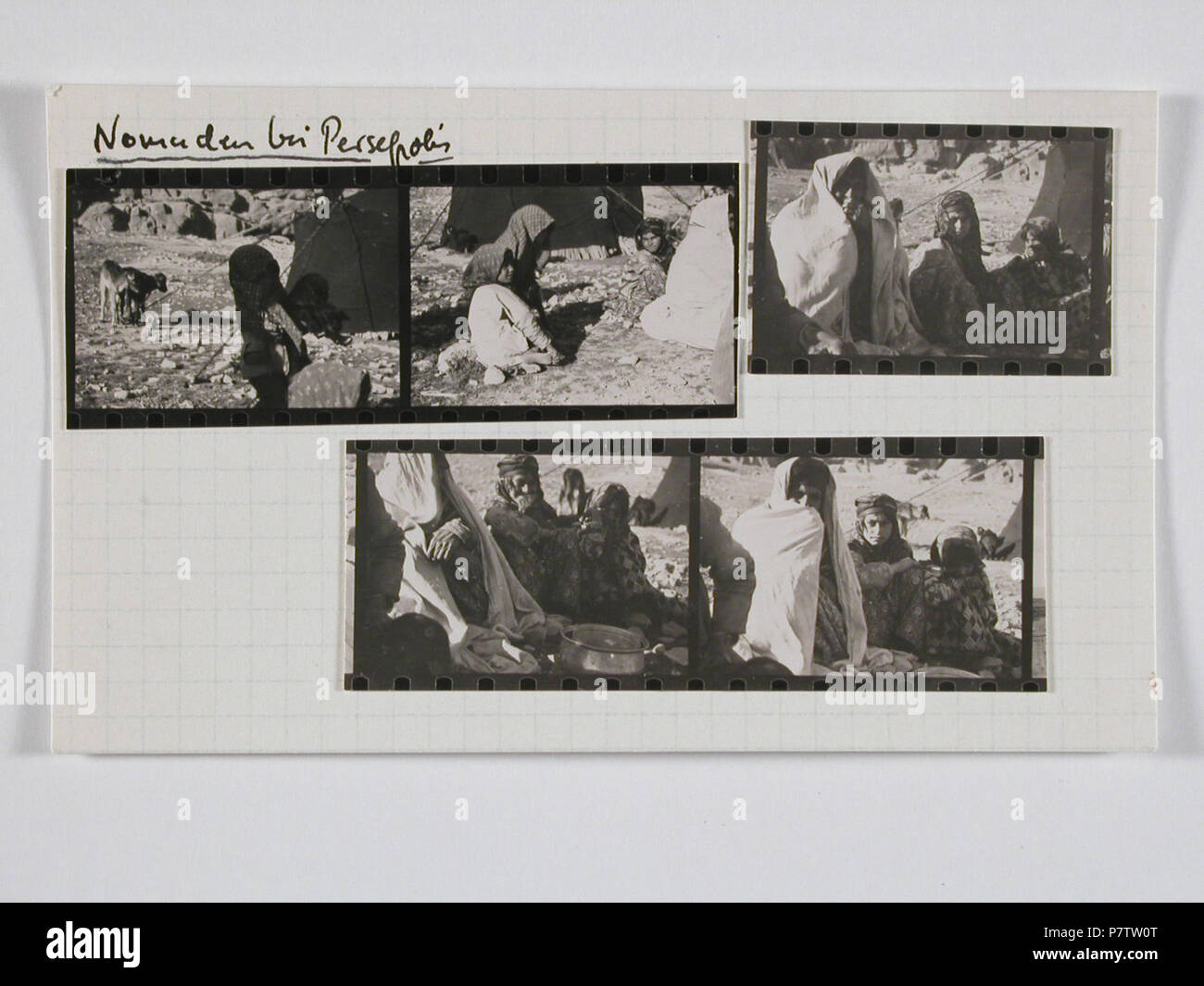 Persien, Persépolis ; SCS Sa Karteikarte : : à partir de 1933. Scs sa jusqu'en 1934, 77 CH-NB - Persien, Persépolis - SCS Sa- Annemarie Schwarzenbach - SLA-Schwarzenbach-A-5-04-150 Banque D'Images