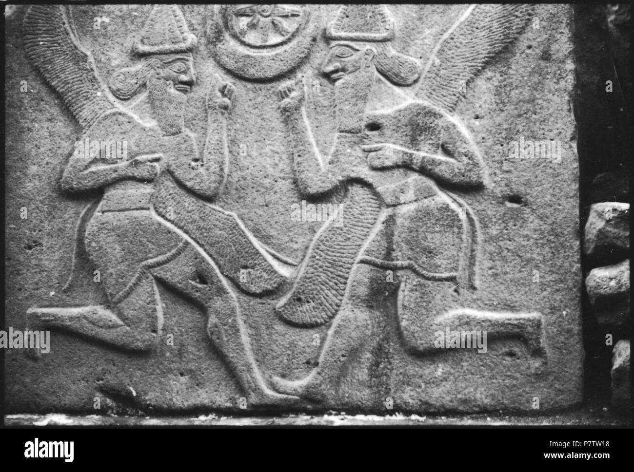 Persien, Persepolis : Ruinen ; Detailansicht soulagement. à partir de 1933 jusqu'à 1934 77 CH-NB - Persien, Persépolis- Ruinen - Annemarie Schwarzenbach - SLA-Schwarzenbach-A-5-04-166 Banque D'Images