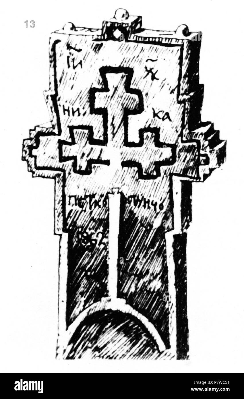 : 13. - , . . , ; ; - - - ; , . ( ) . 1862 . , .  : 140x93x23 . 25. IV.1917 . (. 8, . 103.) . 25 avril 1917 206 Ivan Enchev-Vidyu Bulgarian Folk traverse 13 Banque D'Images