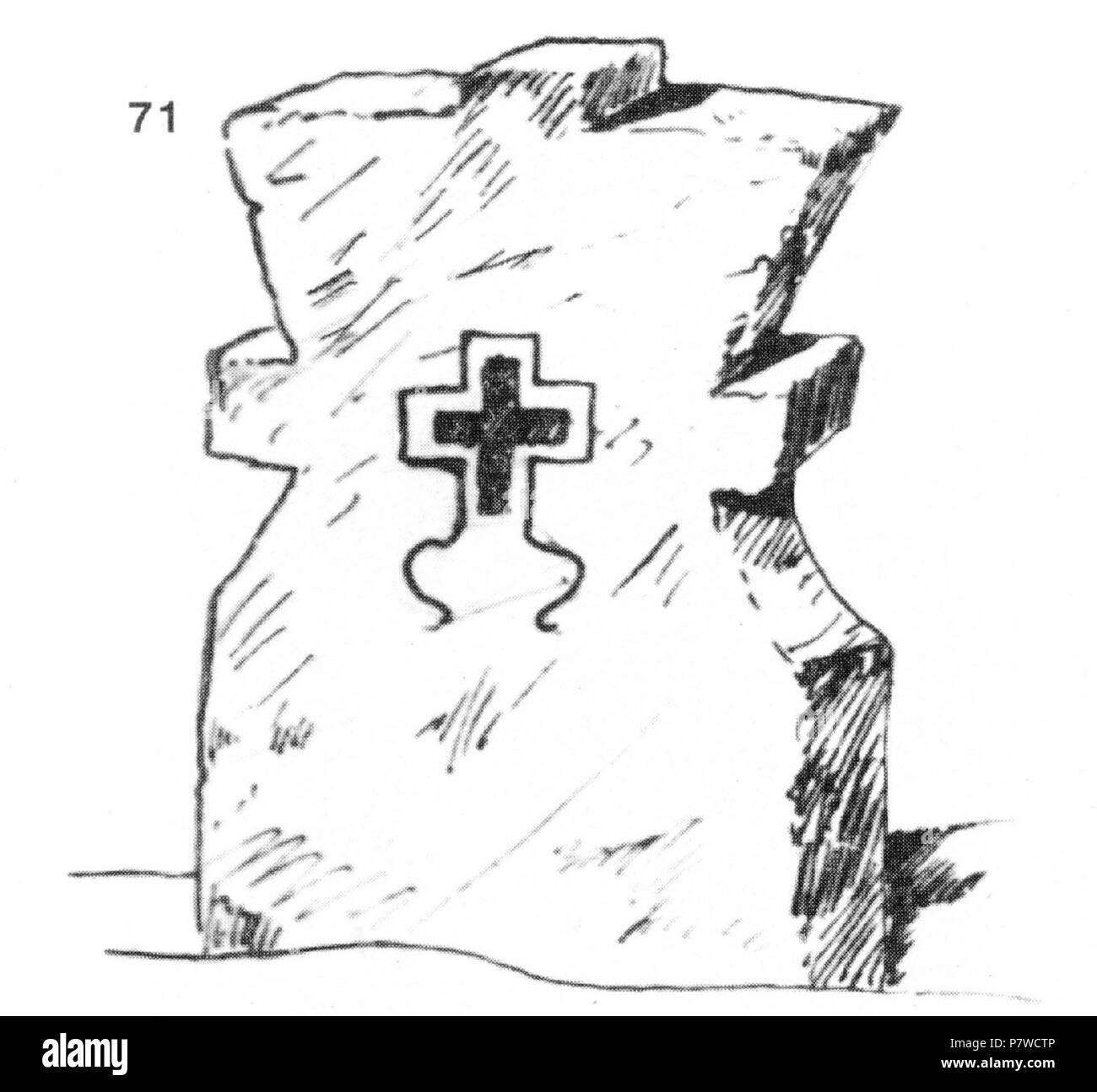 : 71. - , . , . 1899 ., . . , .  : 120x65x12 . 28.XII. 1930 . (. 14, . 45.) . 28 décembre 1930 Ivan 209 Enchev-Vidyu Bulgarian Folk traverse 71 Banque D'Images