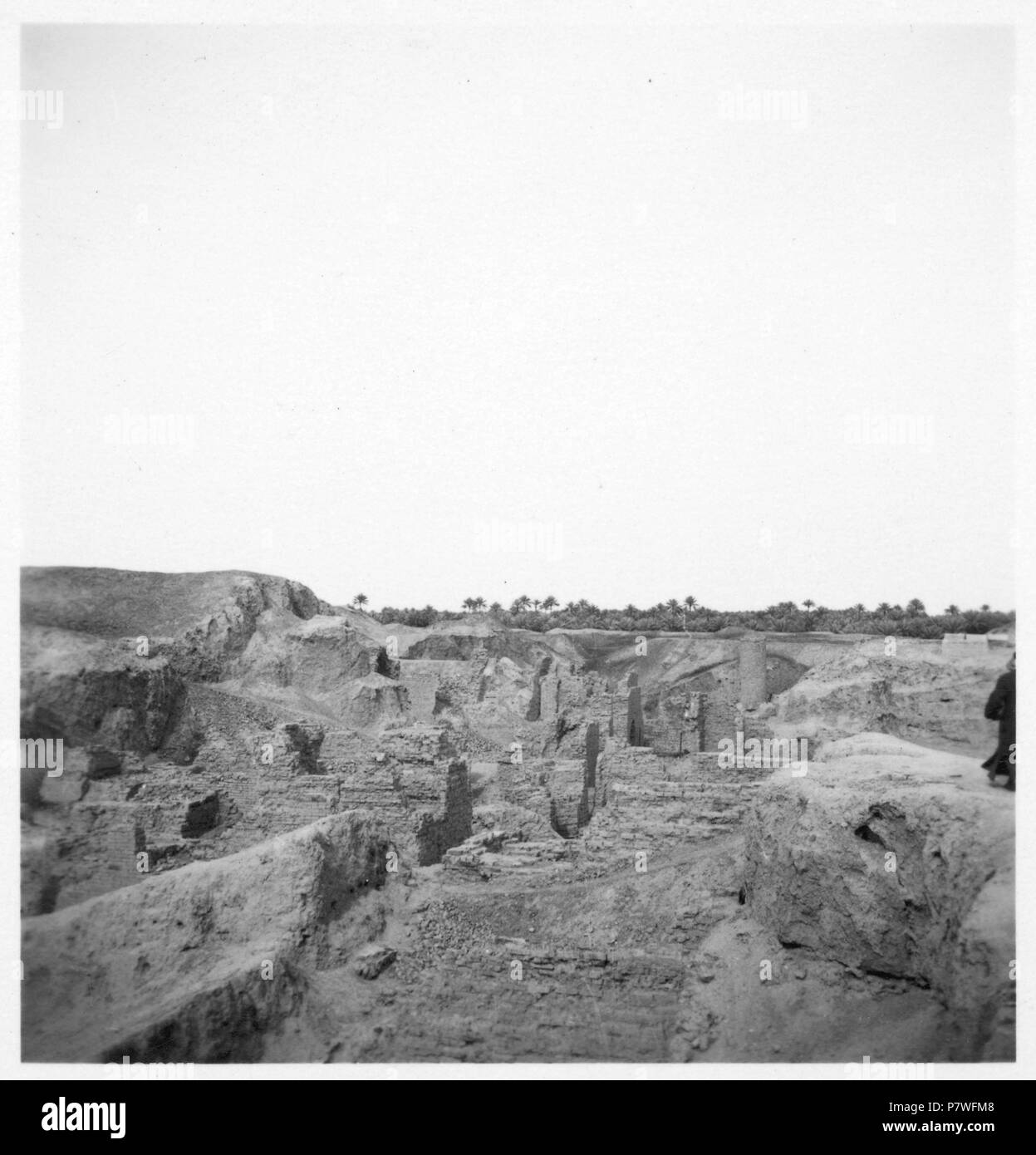 L'Irak, Babylone : Ruinen ; Ansicht Ruinen. à partir de 1933 jusqu'à 1934 72 CH-NB - l'Irak, Babylone- Ruinen - Annemarie Schwarzenbach - SLA-Schwarzenbach-A-5-03-132 Banque D'Images