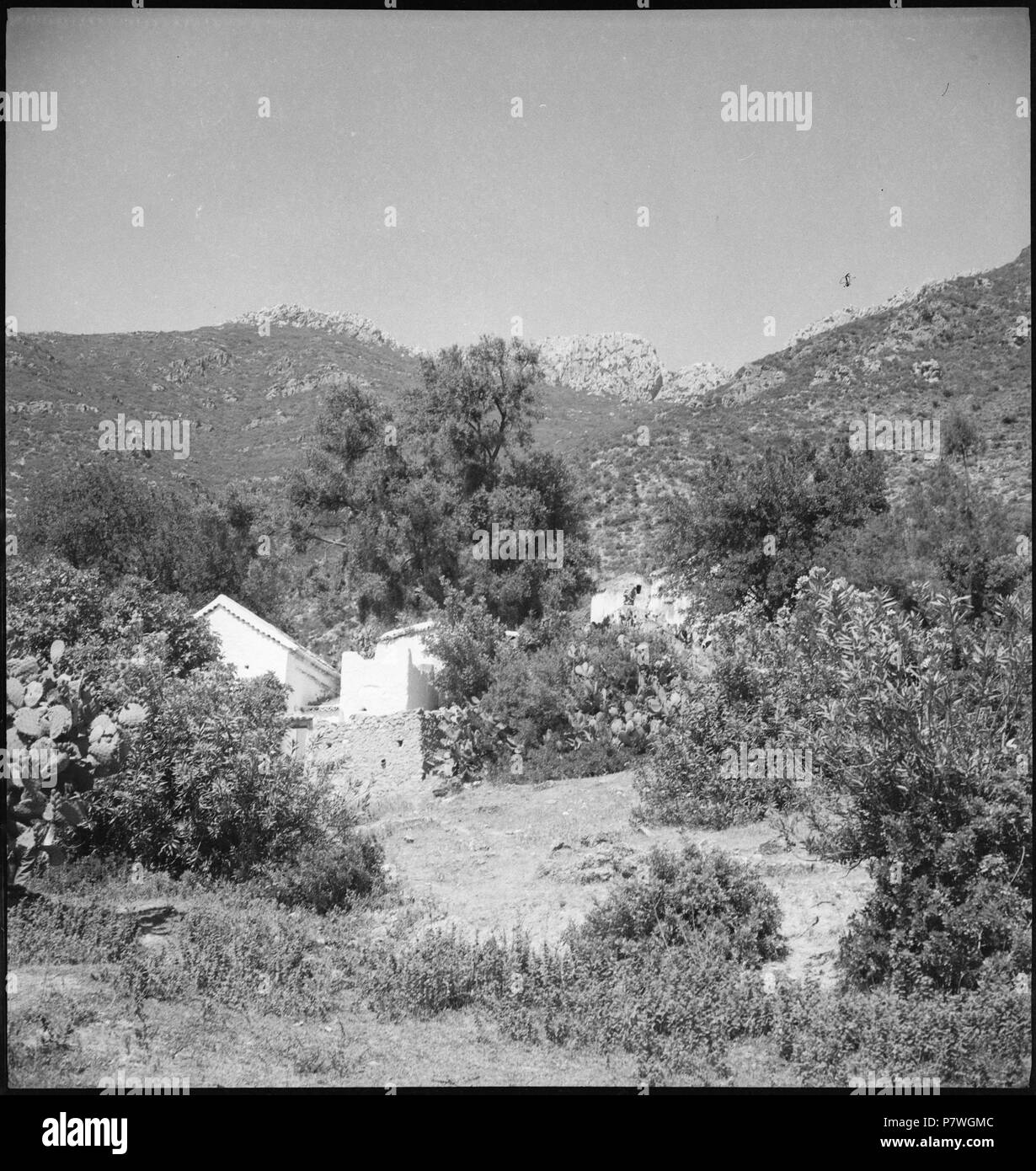 83 CH-NB - Spanisch-Marokko, Tétouan- Landschaft - Annemarie Schwarzenbach - SLA-Schwarzenbach-A-5-26-155 Banque D'Images