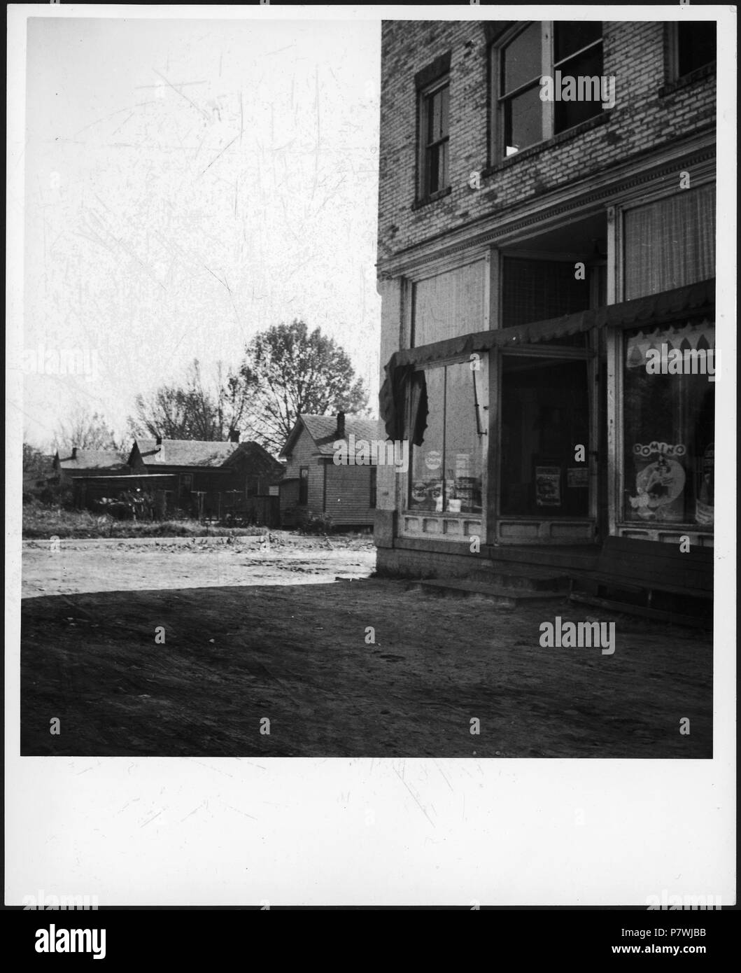 87 CH-NB - USA- Häuser - Annemarie Schwarzenbach - SLA-Schwarzenbach-A-5-10-137 Banque D'Images