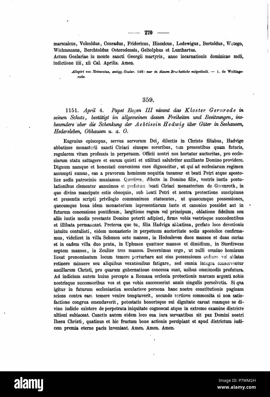 Codex diplomaticus anhaltinus, band 1-2 . 1869 105 268 de 1 à 2 de l'ADC Banque D'Images