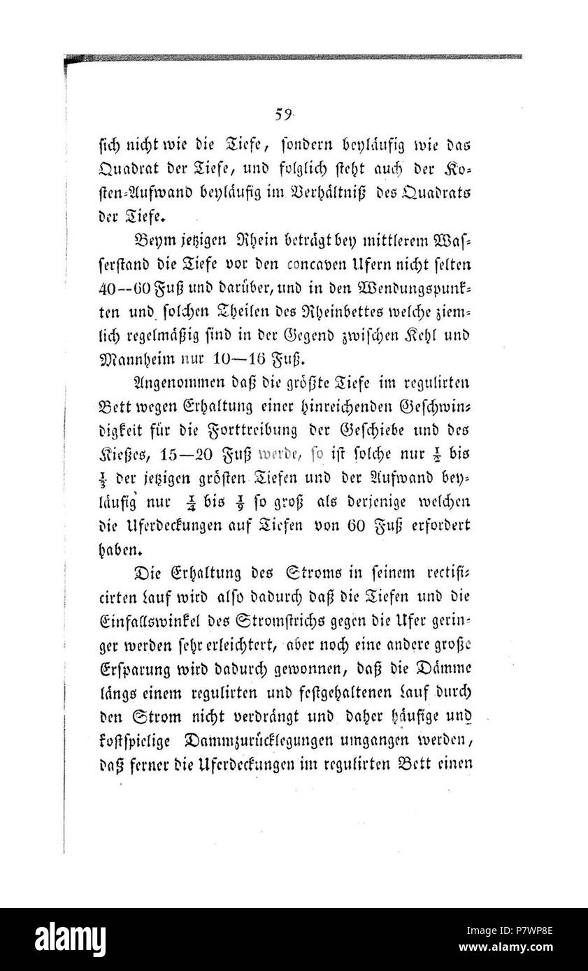 . Der Rhein von Basel bis Mannheim mit Begründung der Nothwendigkeit, diesen Strom zu regulieren Volltext bei de. : Der Rhein von Basel bis Mannheim . Deutsch : Dies ist ein Scan des historischen anglais Buch鋨es : c'est un document historique de la numérisation . N/A 120 de Der Rhein von Basel bis Mannheim (Tulla) 060 Banque D'Images