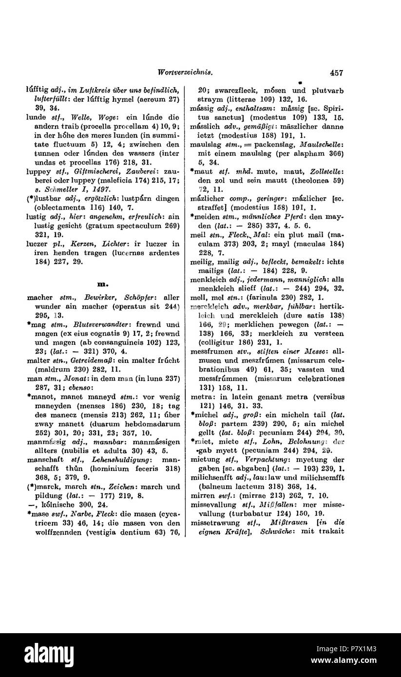 . Hartliebs Übersetzung des Dialogus Miraculorum von Césaire von Heisterbach. Deutsch : Dies ist ein Scan des historischen anglais Buch鋨es : c'est un document historique de la numérisation . N/A 122 De Dialogus Miraculorum Hartlieb (485) Banque D'Images