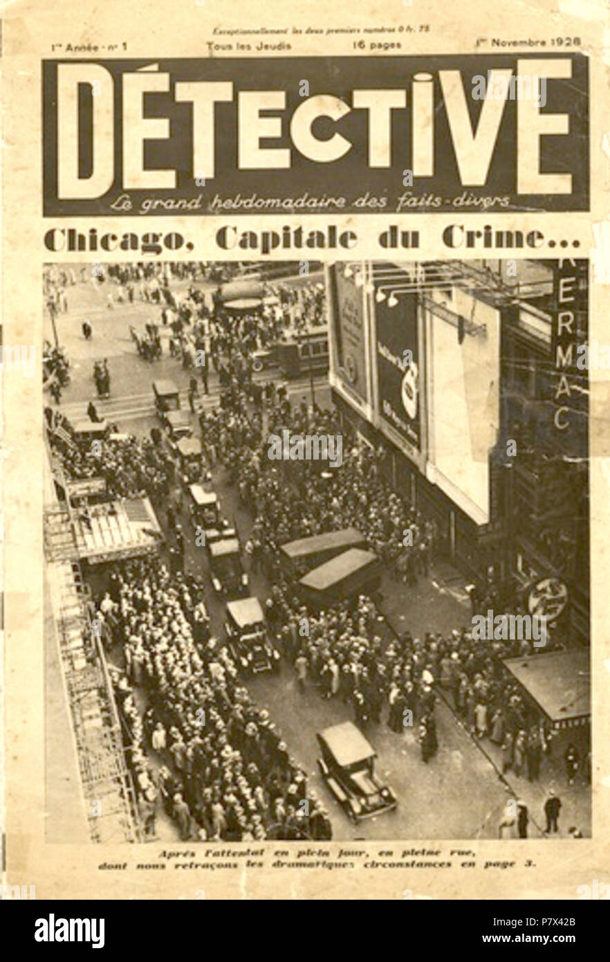139 Détective Magazine numéro 01 Banque D'Images