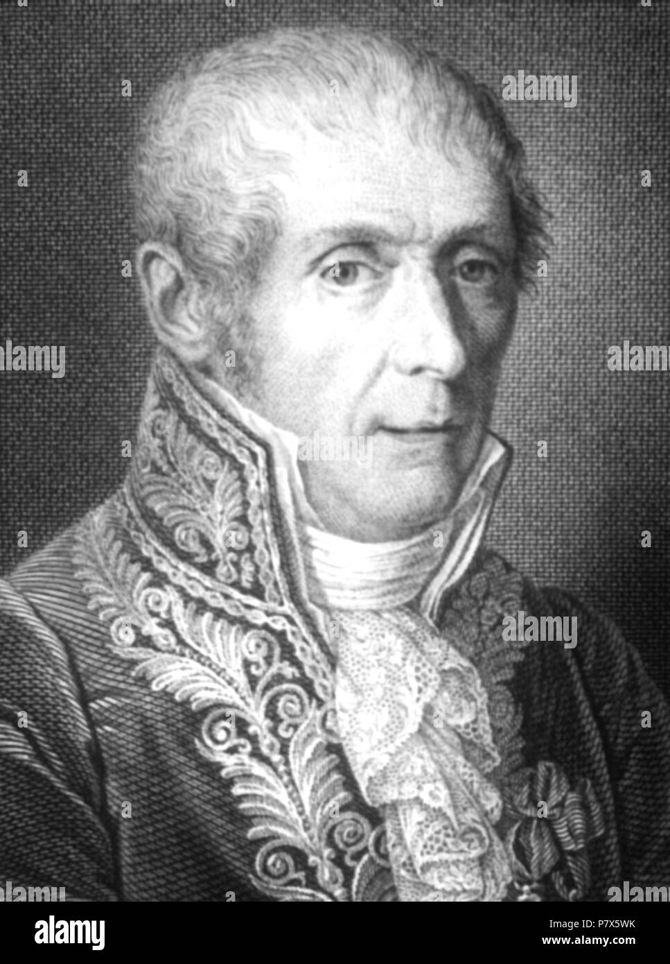 150 ETH-bib-Volta, Alessandro (1745-1827)-Portrait-Portr 02303 Banque D'Images 150 ETH-bib-Volta, Alessandro (1745-1827)-Portrait-Portr 02303 Banque D'Images