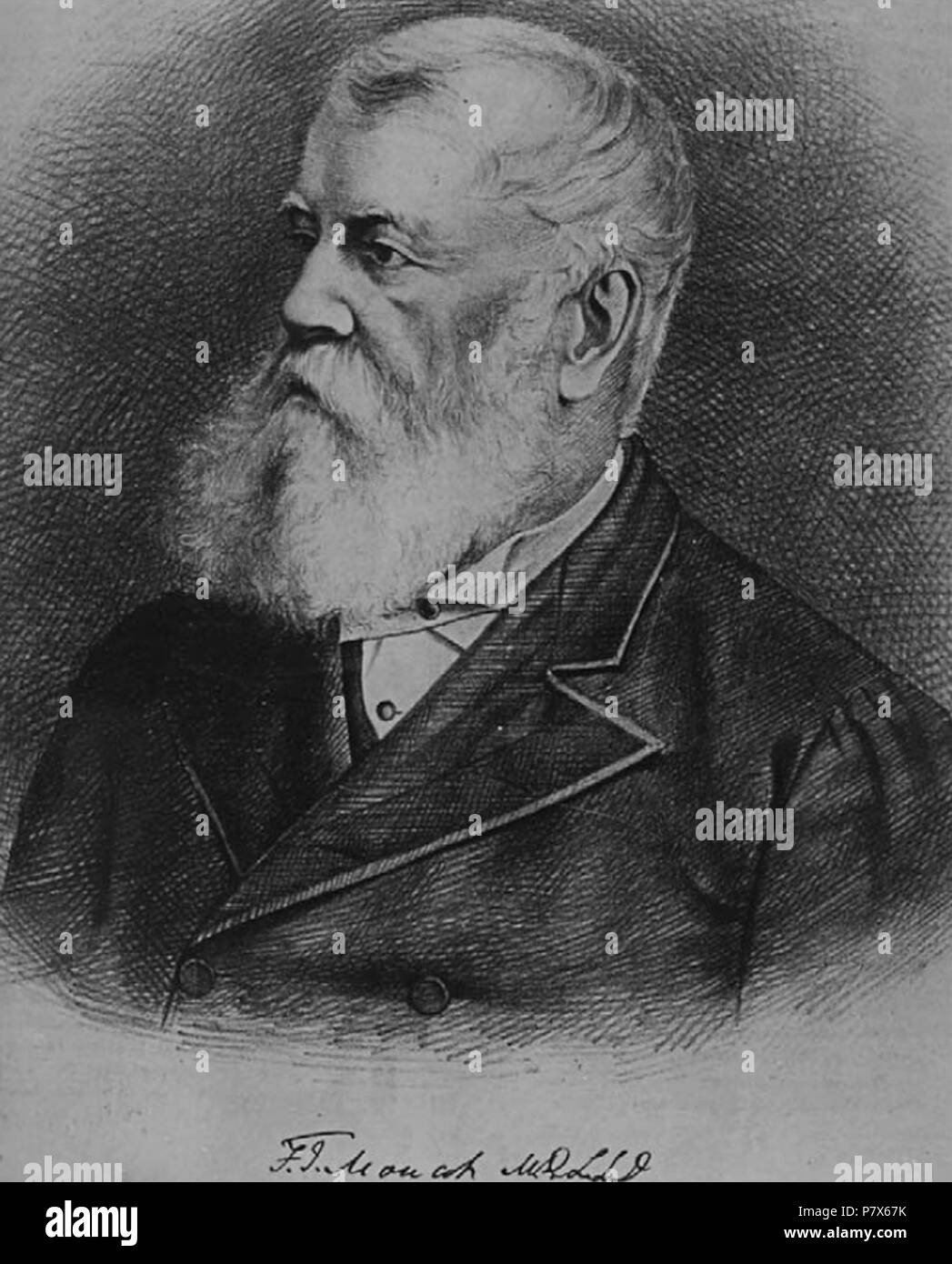 Frederic John Mouat (18 mai 1816-12 mai 1897) . D'abord publié en 1894 155 F J Mouat Banque D'Images