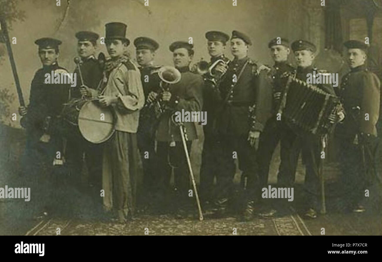 Anglais : groupe allemand, 1907 . 1907 172 Groupe allemand, 1907 Banque D'Images