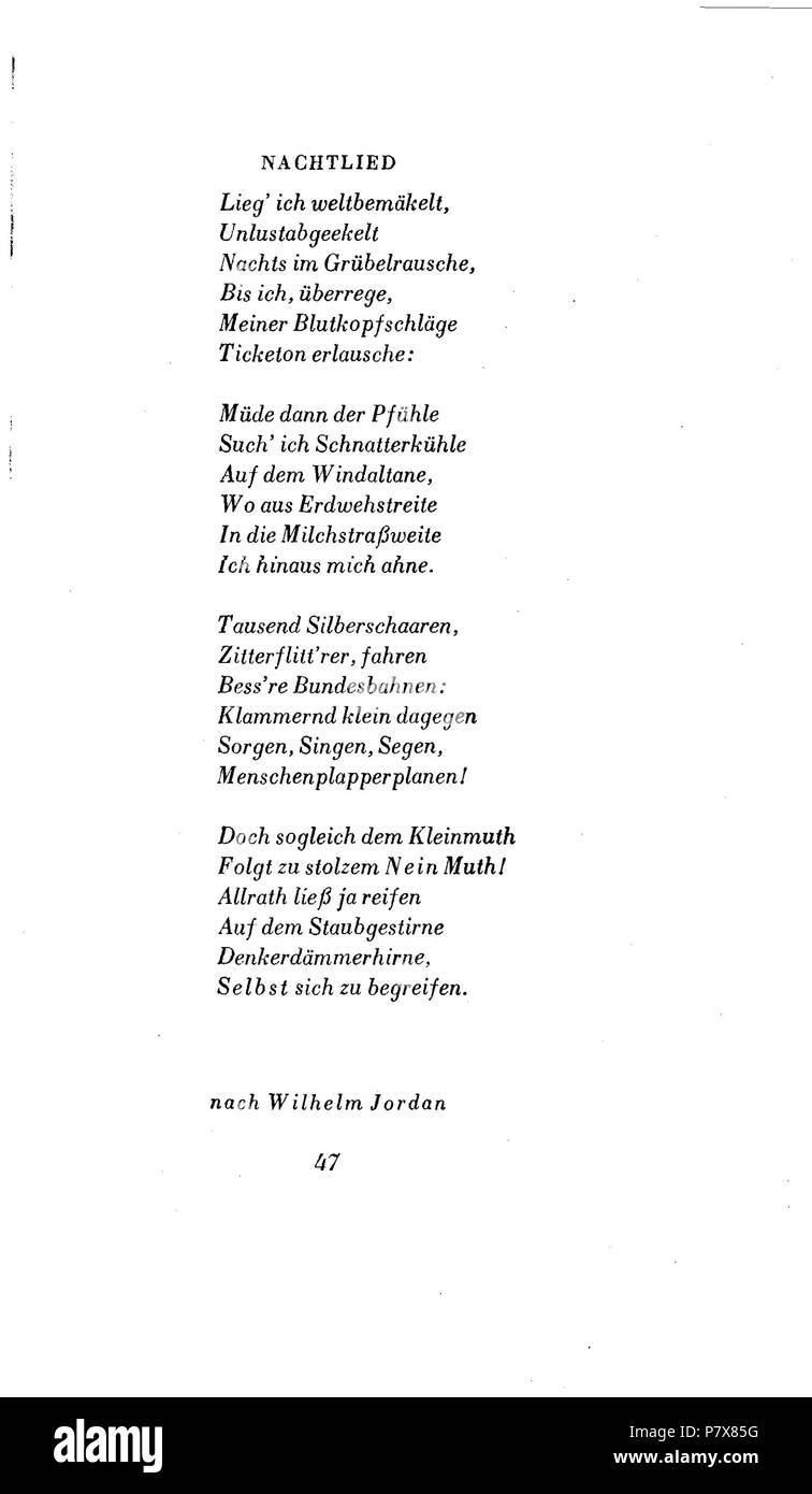 177 0047 Dichterross Gumppenberg Banque D'Images